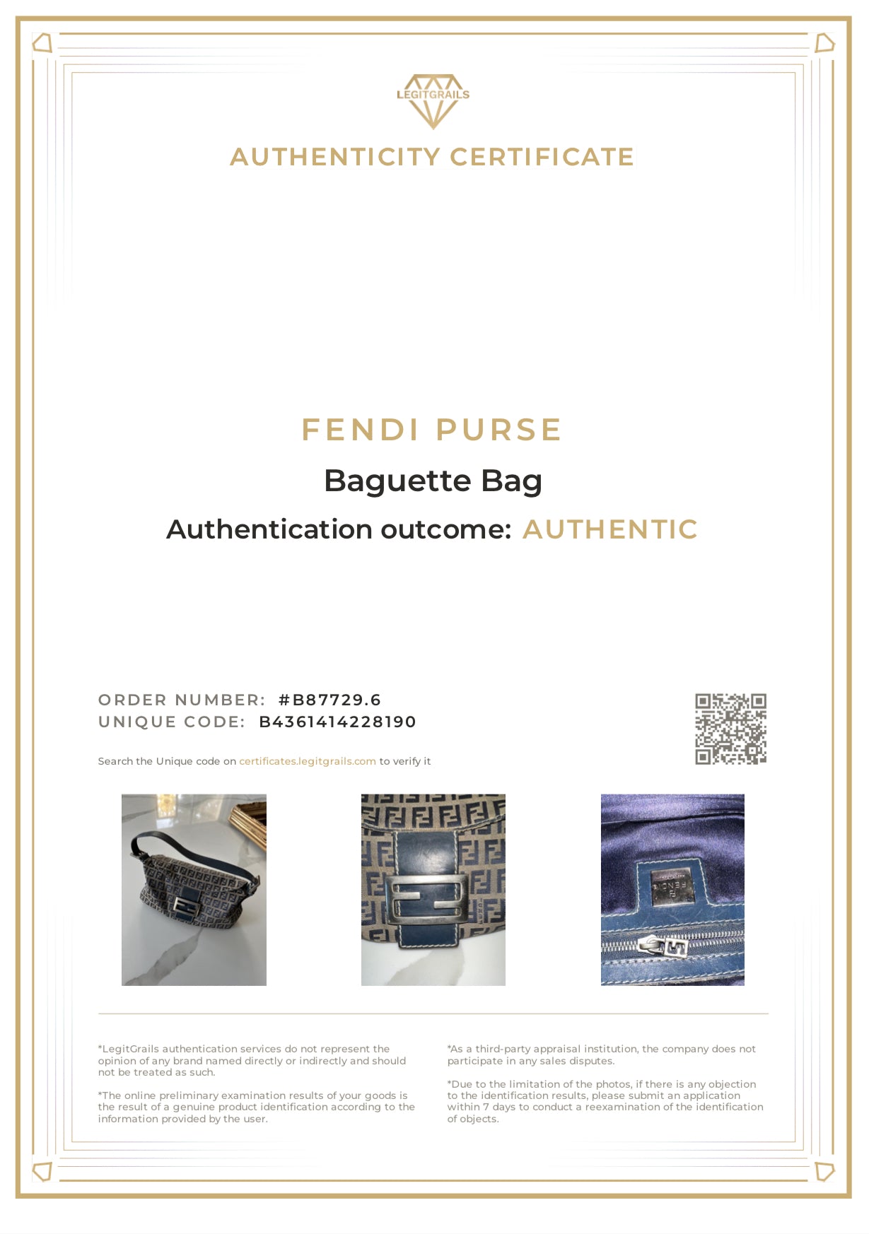 FENDI Zucca Baguette | Brown Monogram / Silver Hardware
