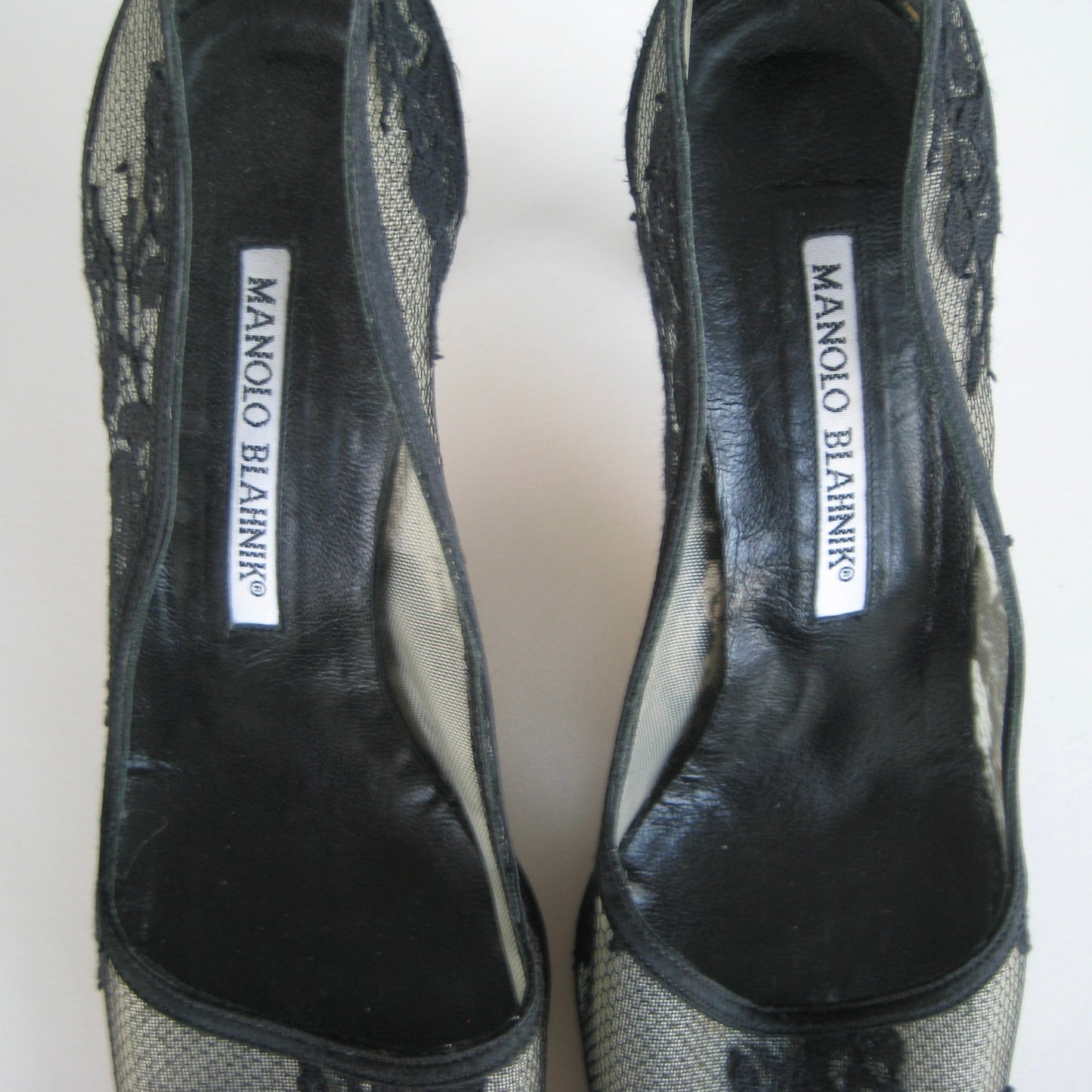 Manolo Blahnik archival lace heels | Size: EU 38.5 / US 8.5