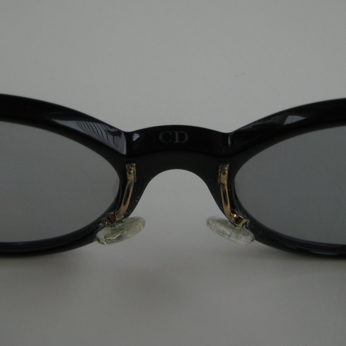 Christian Dior 80s Black Oblique Sunglasses | Parisian Icon