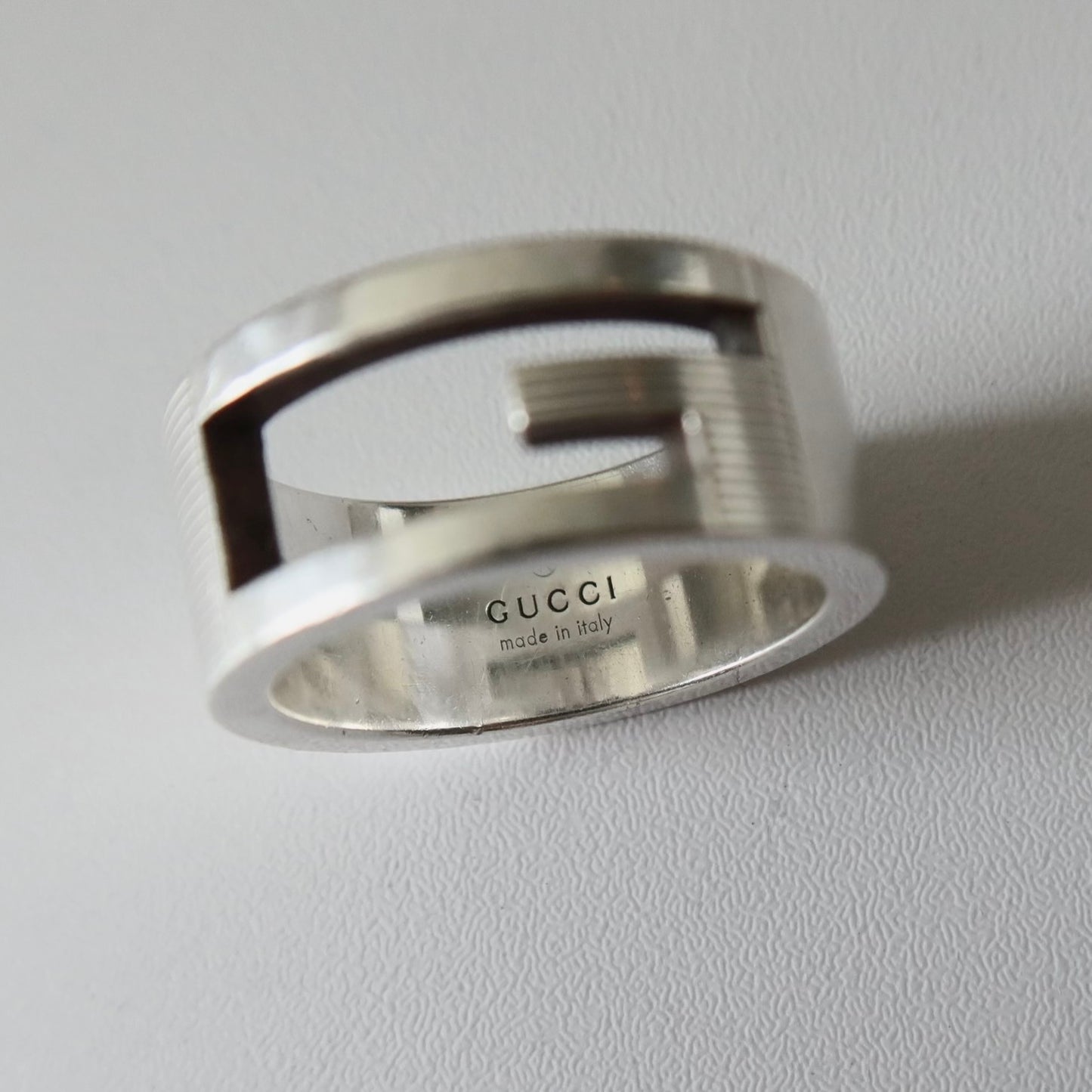 Gucci G Cut-Out Ring | Sterling Silver | 2000s