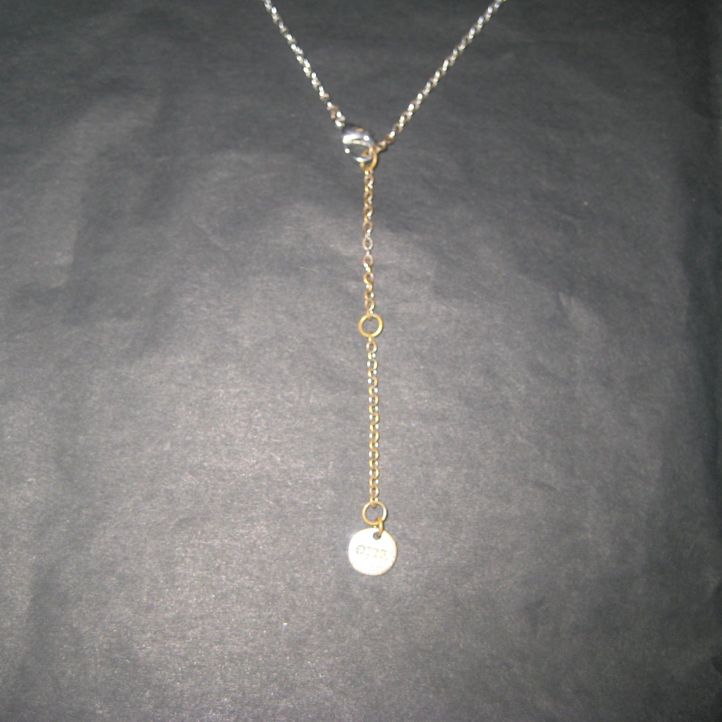 Christian Dior Crystal CD Necklace