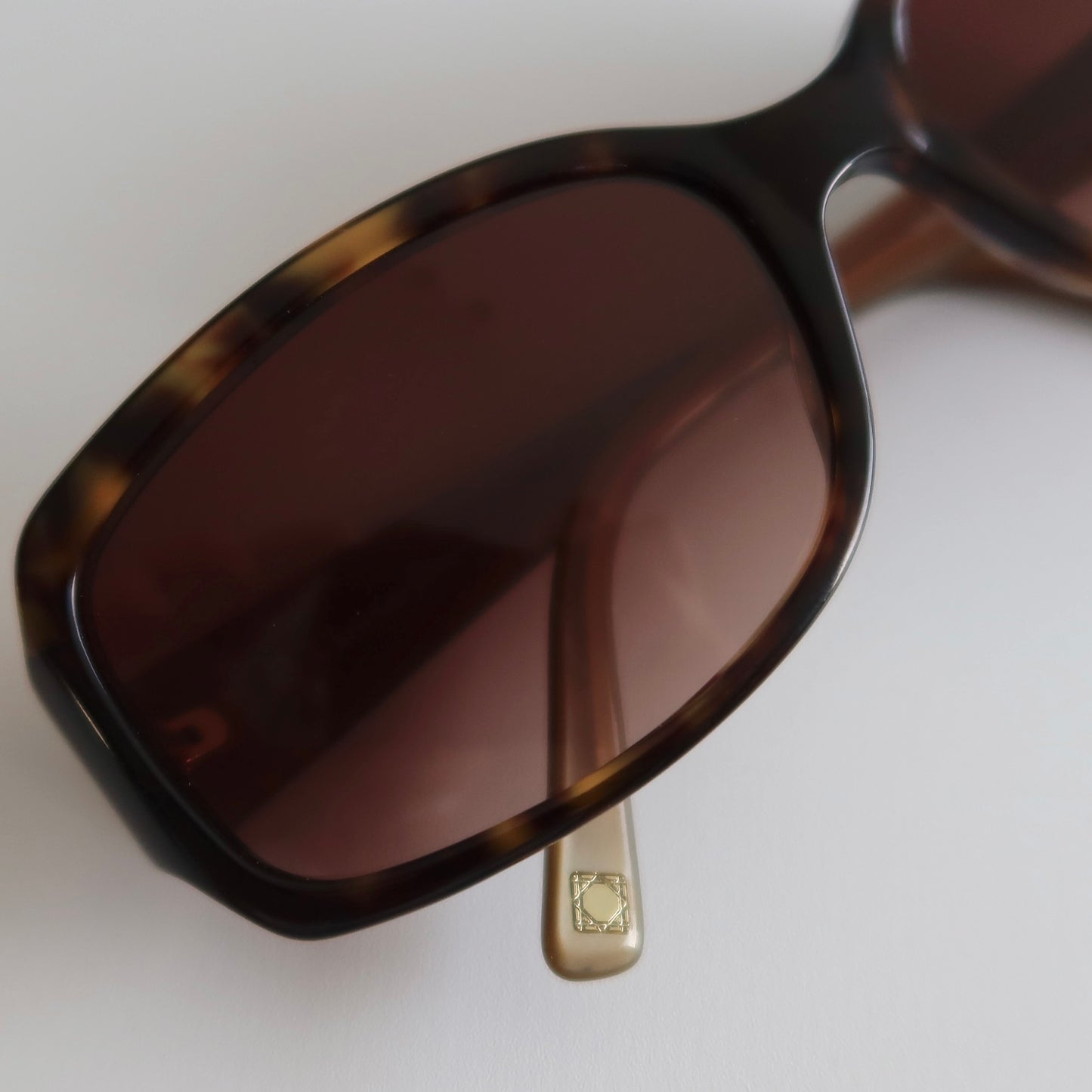 Christian Dior Sculpted Logo Temple Sunglasses #081
