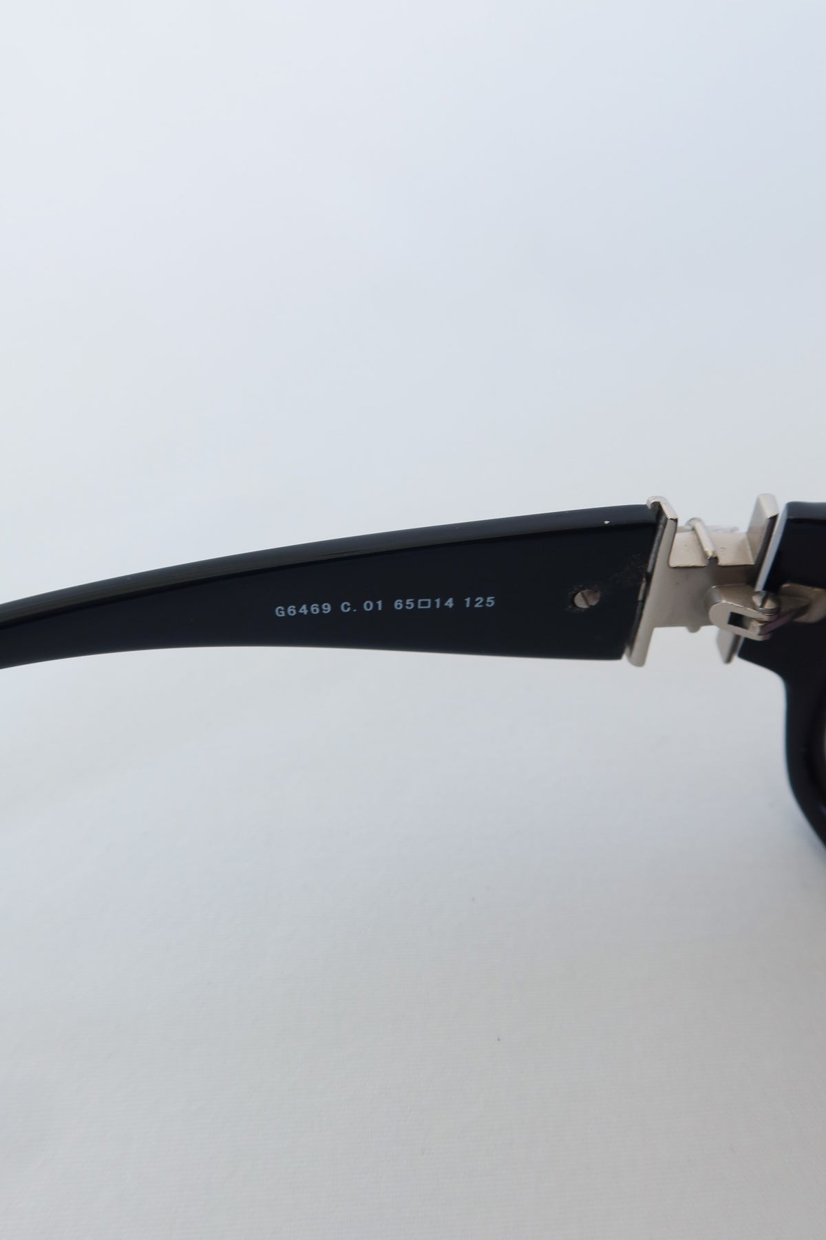 Gucci Black Crystal Hinge Sunglasses