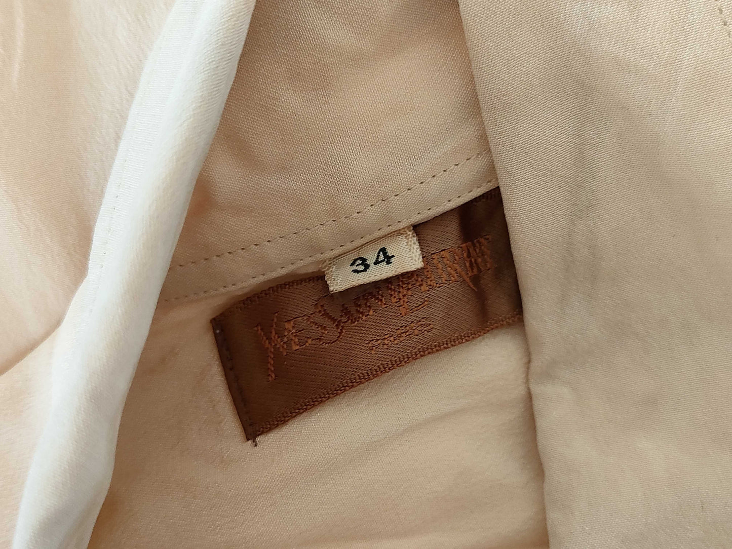 Yves Saint Laurent sheer silk blouse