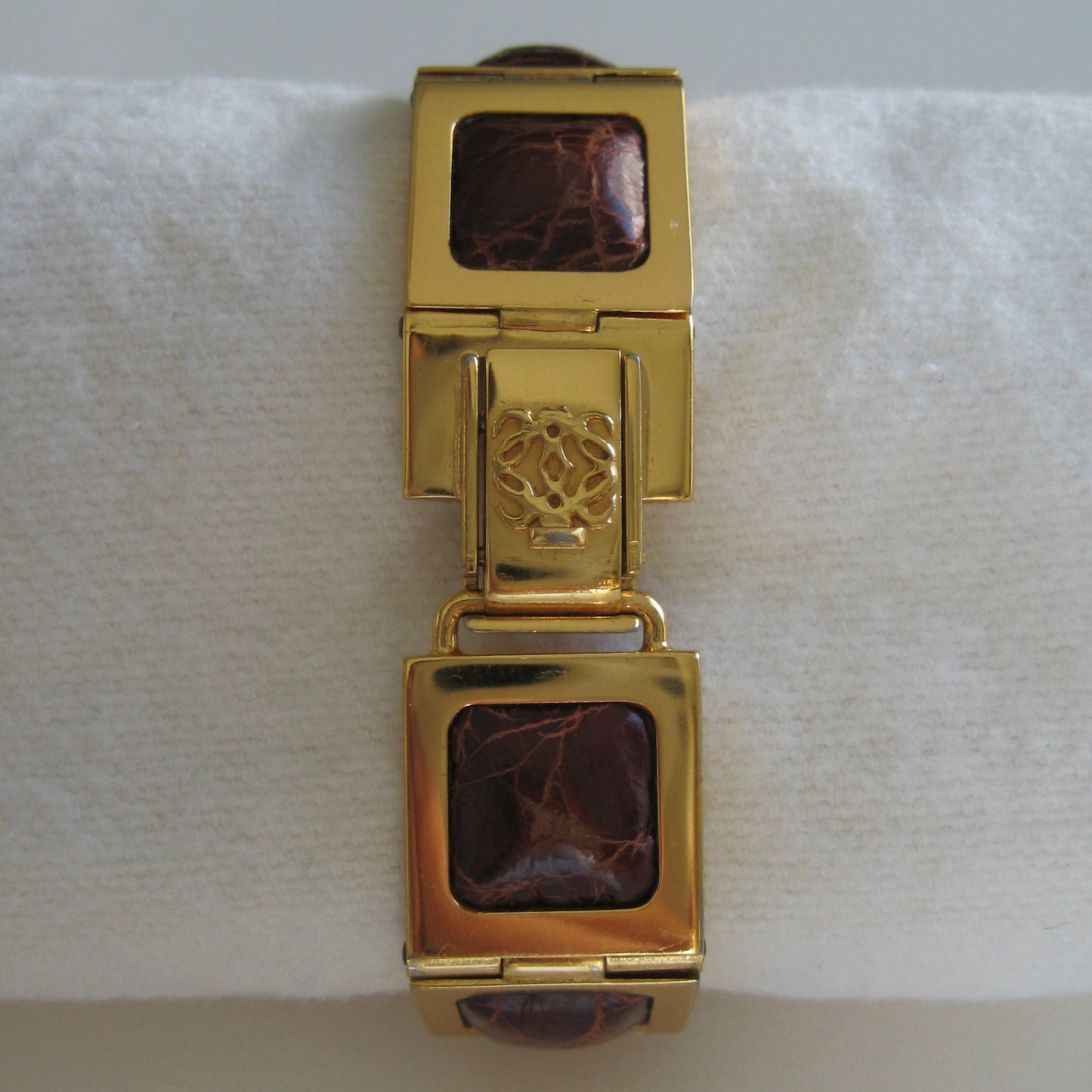 Loewe Gold & Leather Bracelet Watch | 70s/80s Archive Elegance
