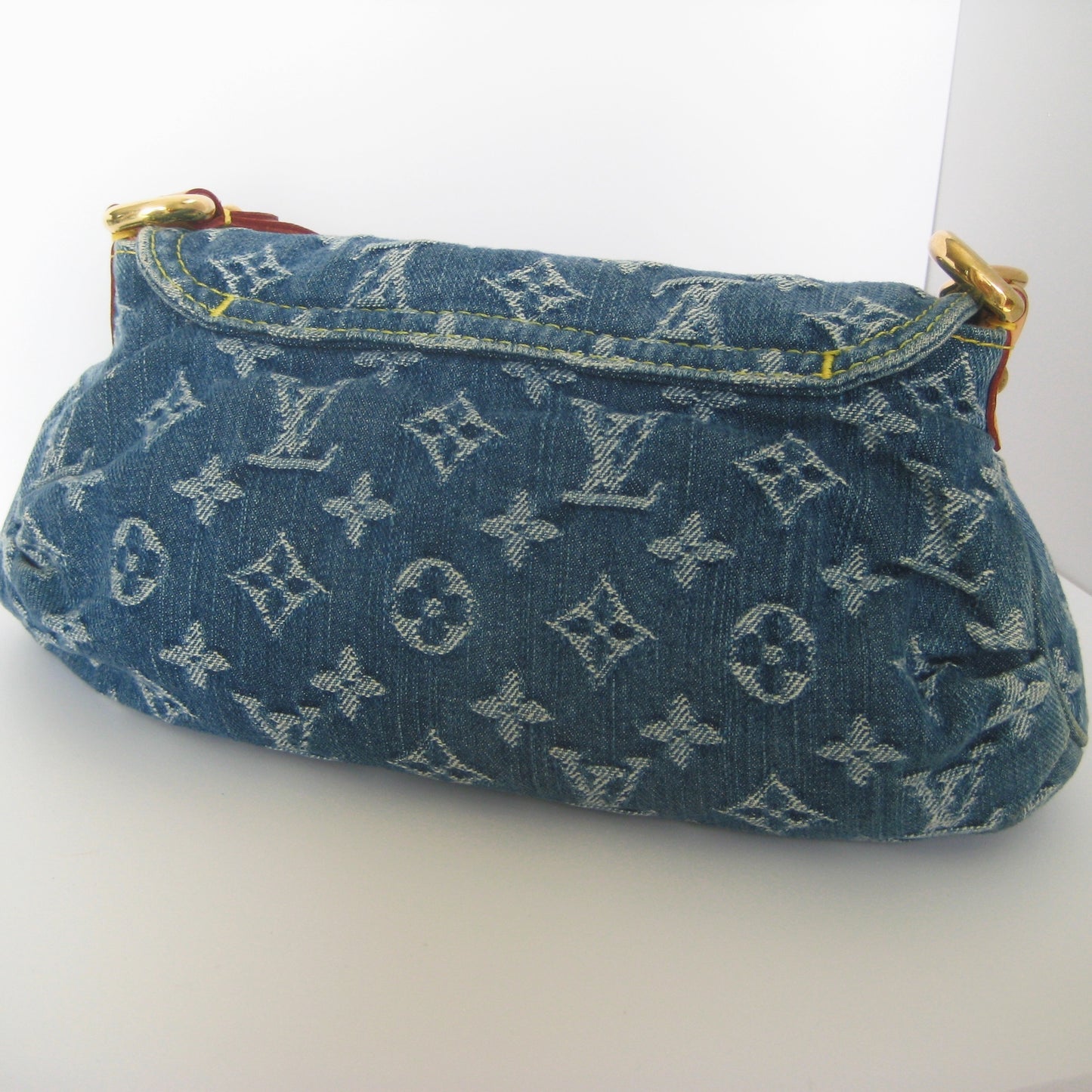 Louis Vuitton Denim Mini Pleaty Bag | 
Pre-owned 2005