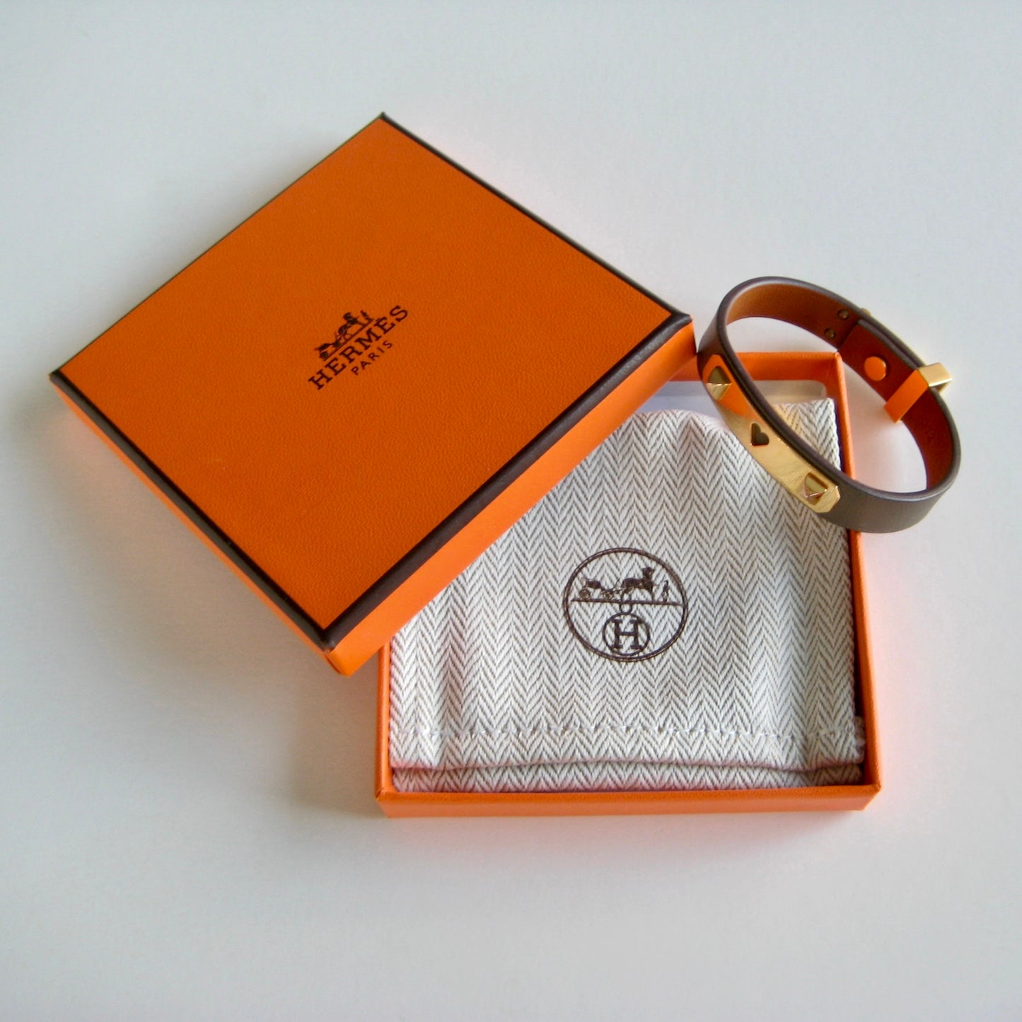 Hermès Rivale Love Heart Bracelet