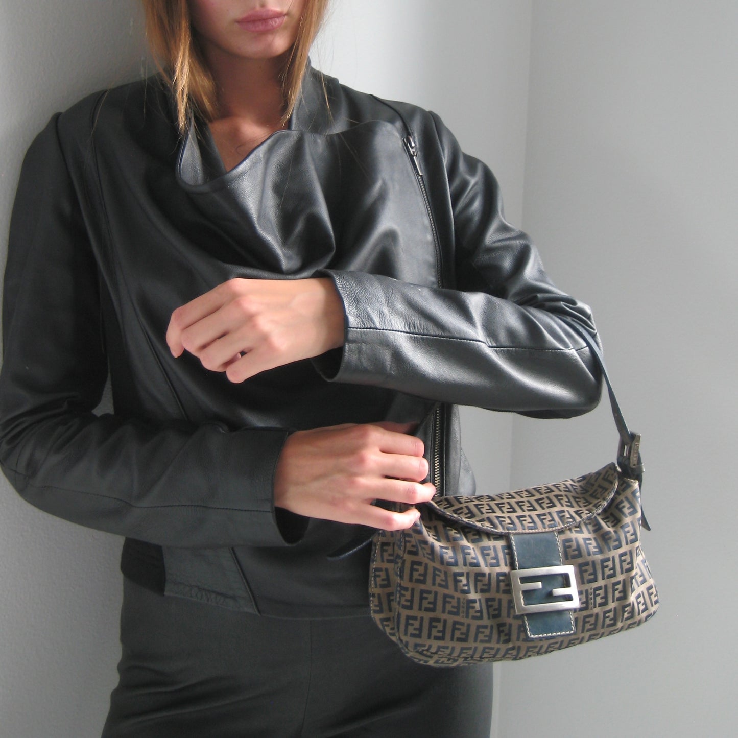 FENDI Zucca Baguette | Brown Monogram / Silver Hardware