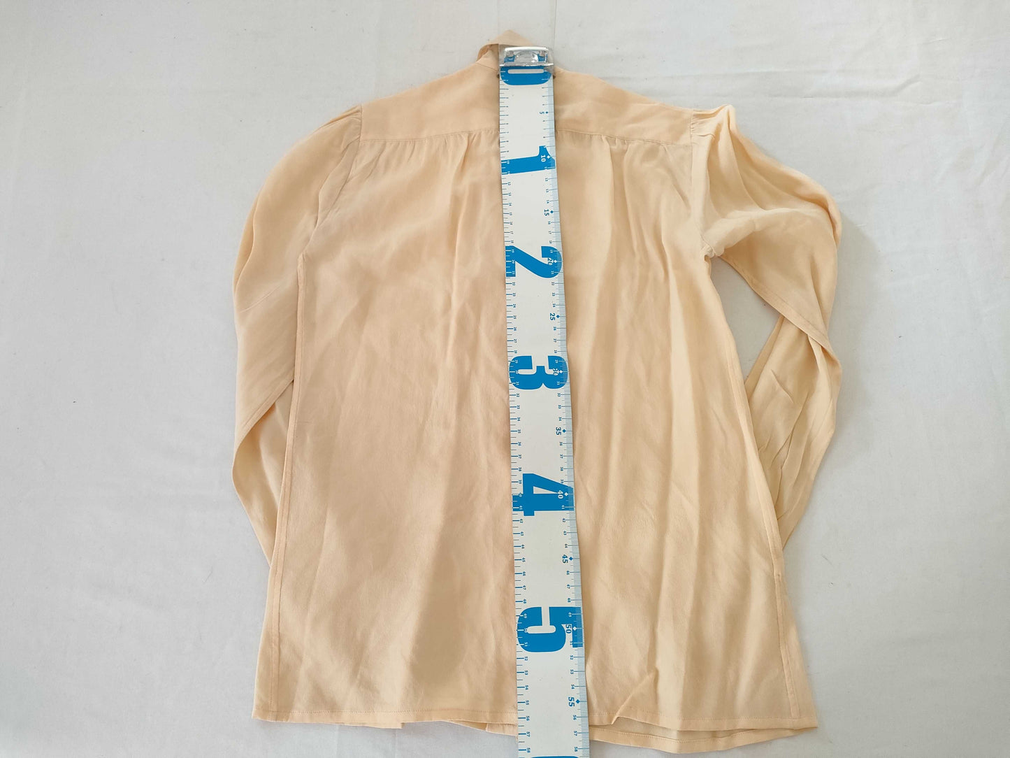 Yves Saint Laurent sheer silk blouse