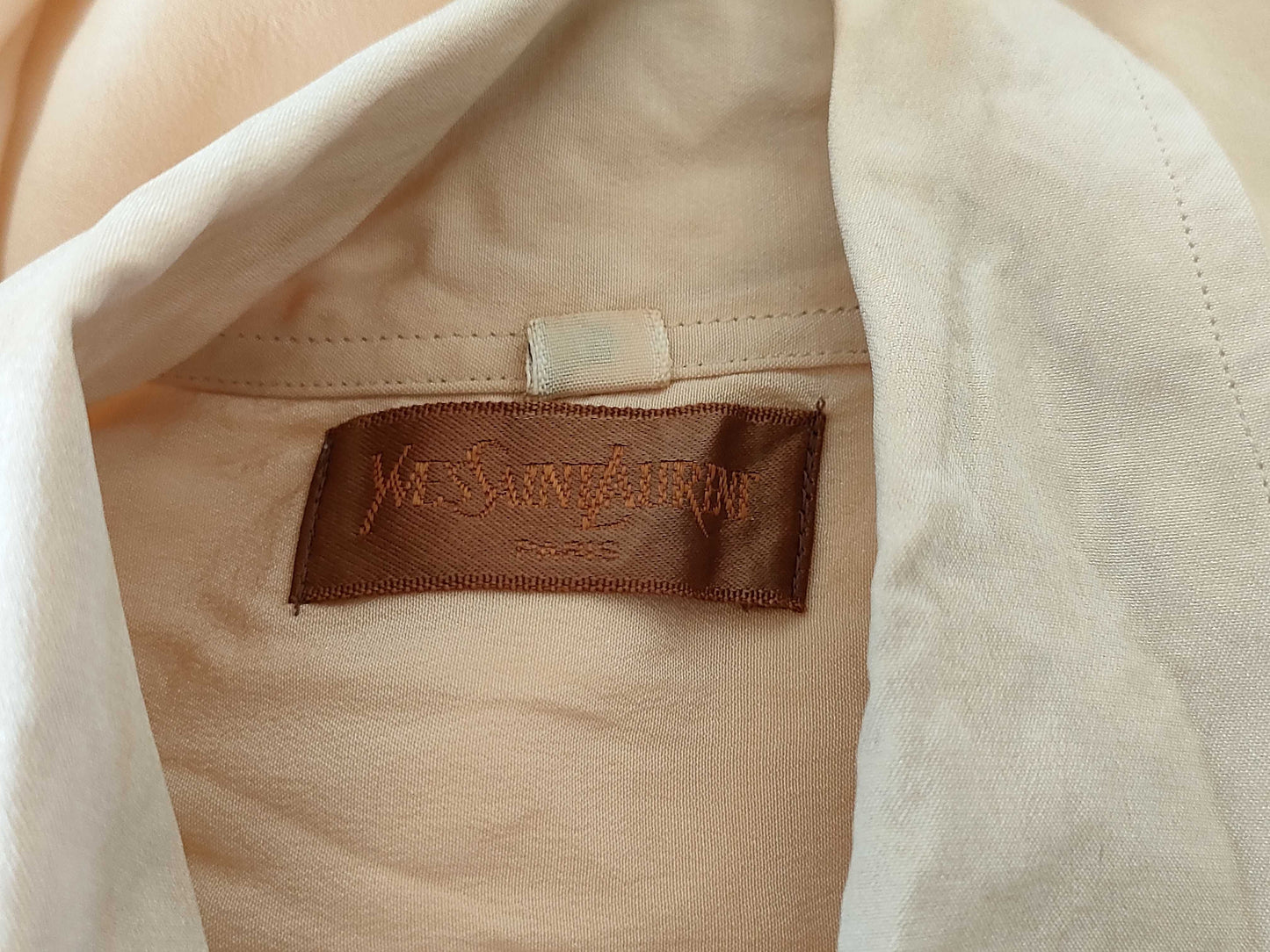 Yves Saint Laurent sheer silk blouse