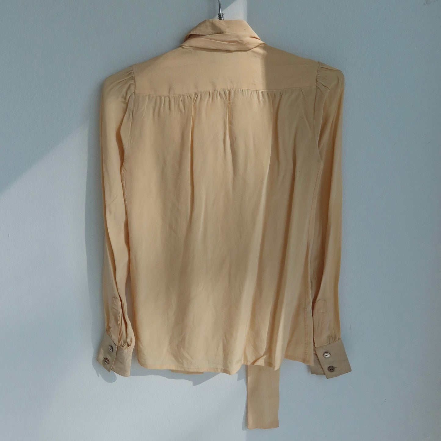 Yves Saint Laurent sheer silk blouse