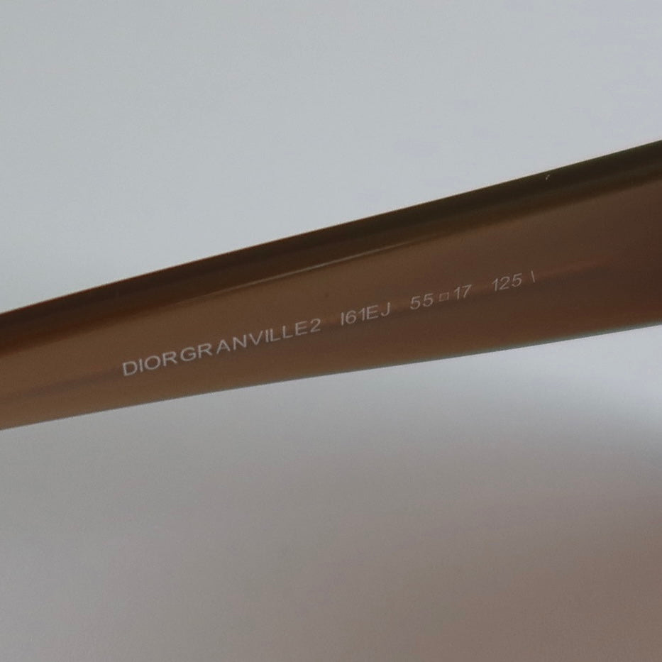 Christian Dior Sculpted Logo Temple Sunglasses #081