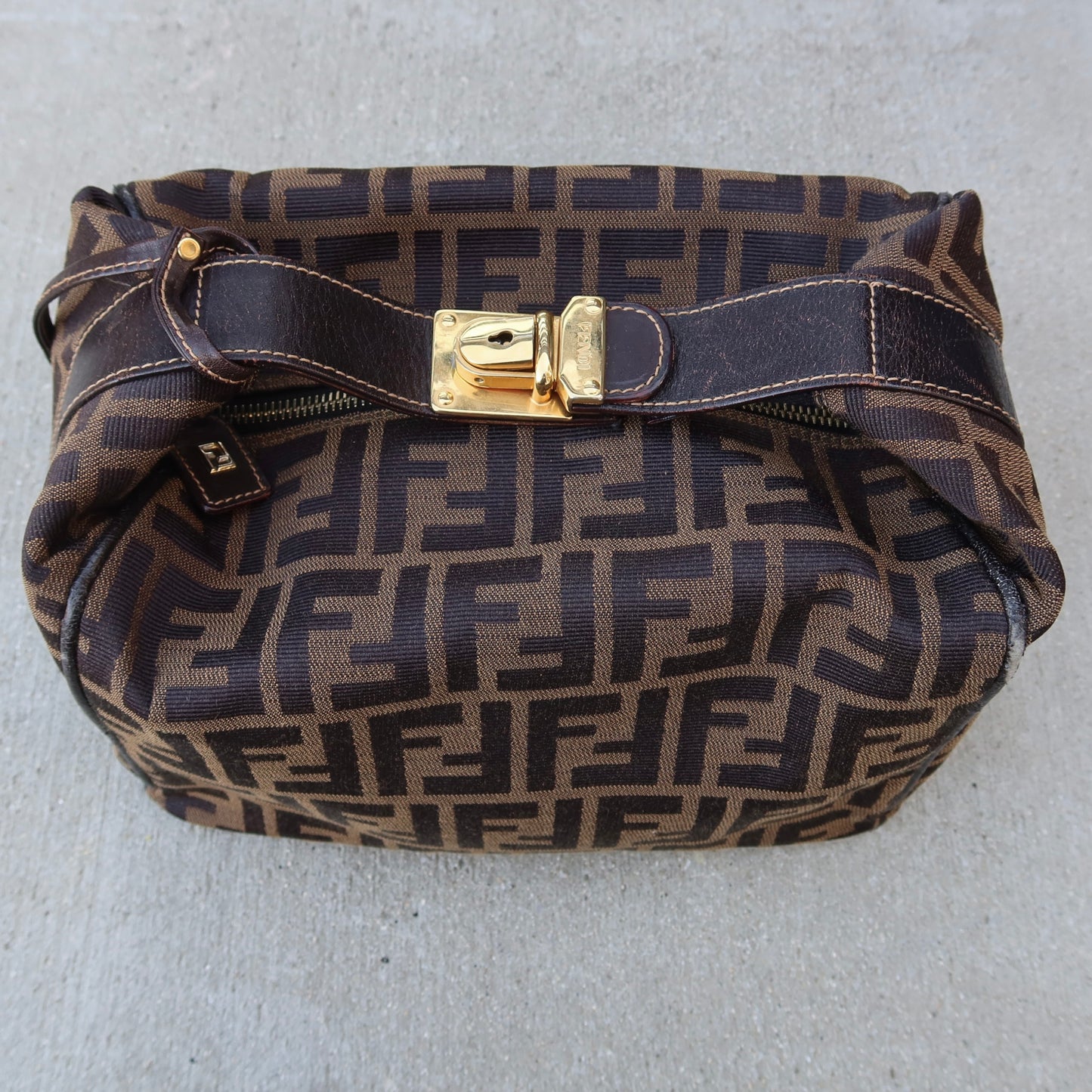 Fendi Zucca Vanity Bag