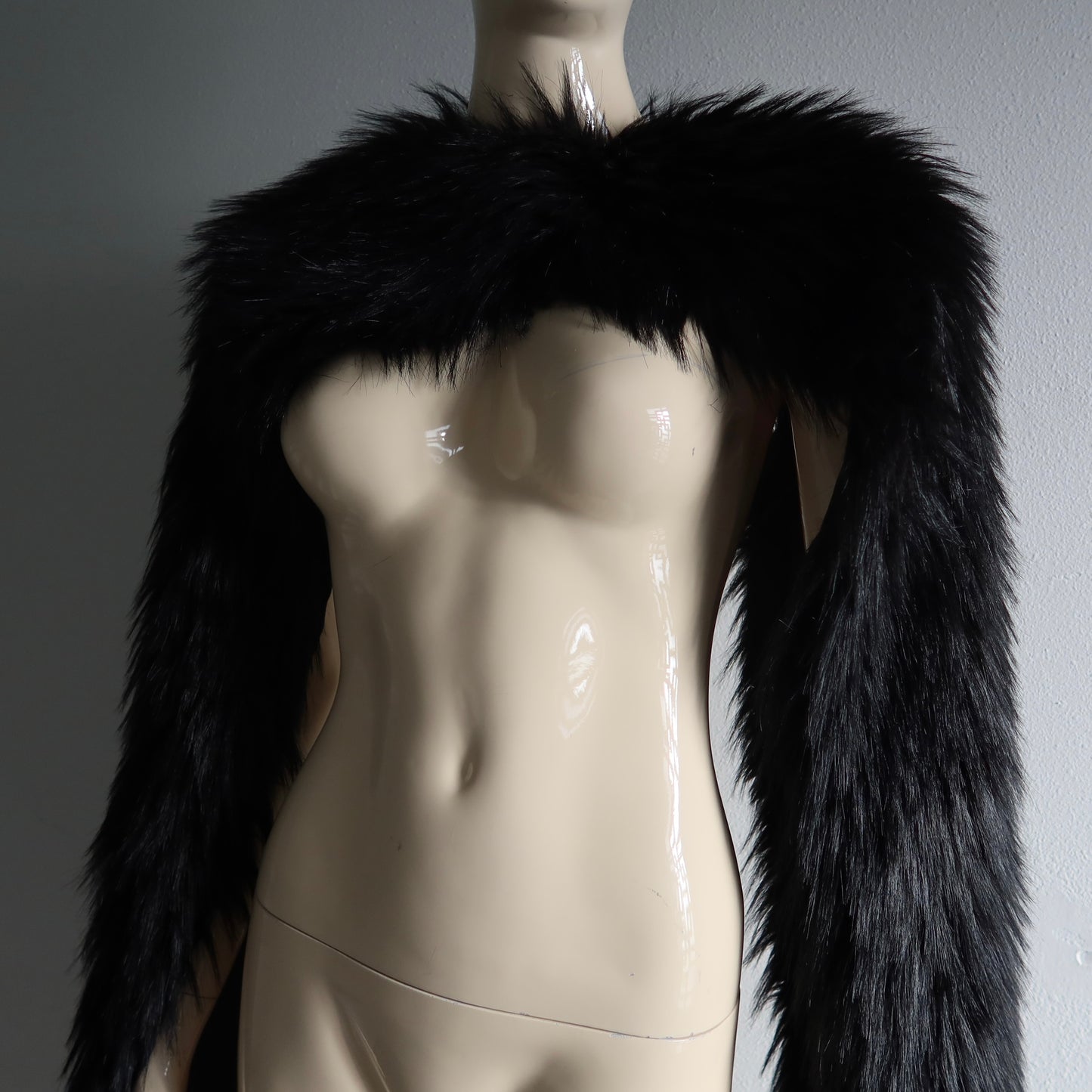 Maison Margiela faux fur capelet