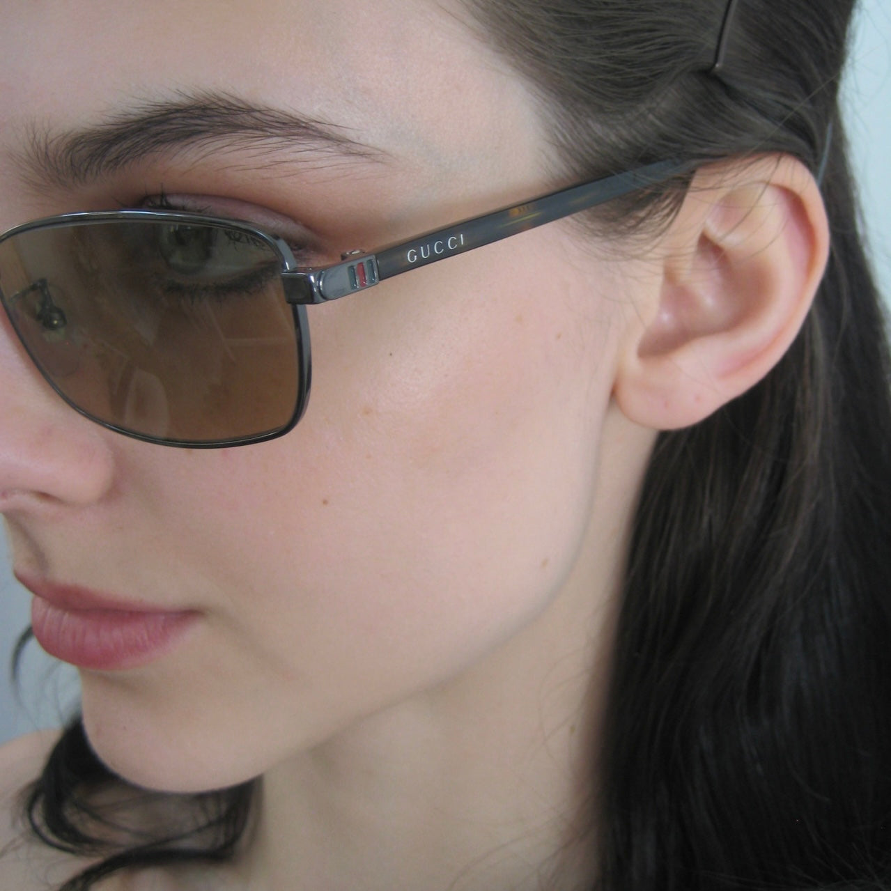Gucci rectangular sunglasses #068
