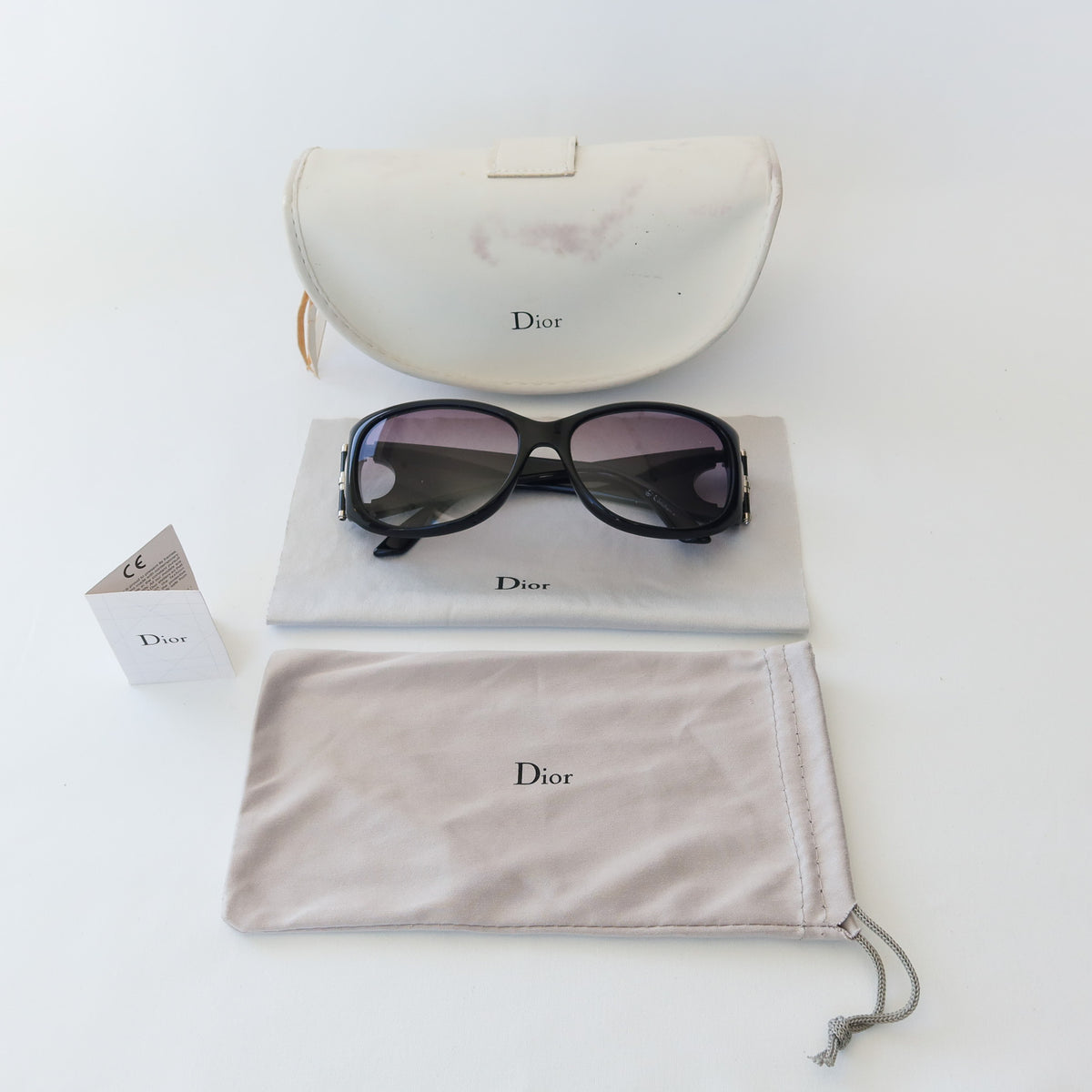 CHRISTIAN DIOR Silver Disc