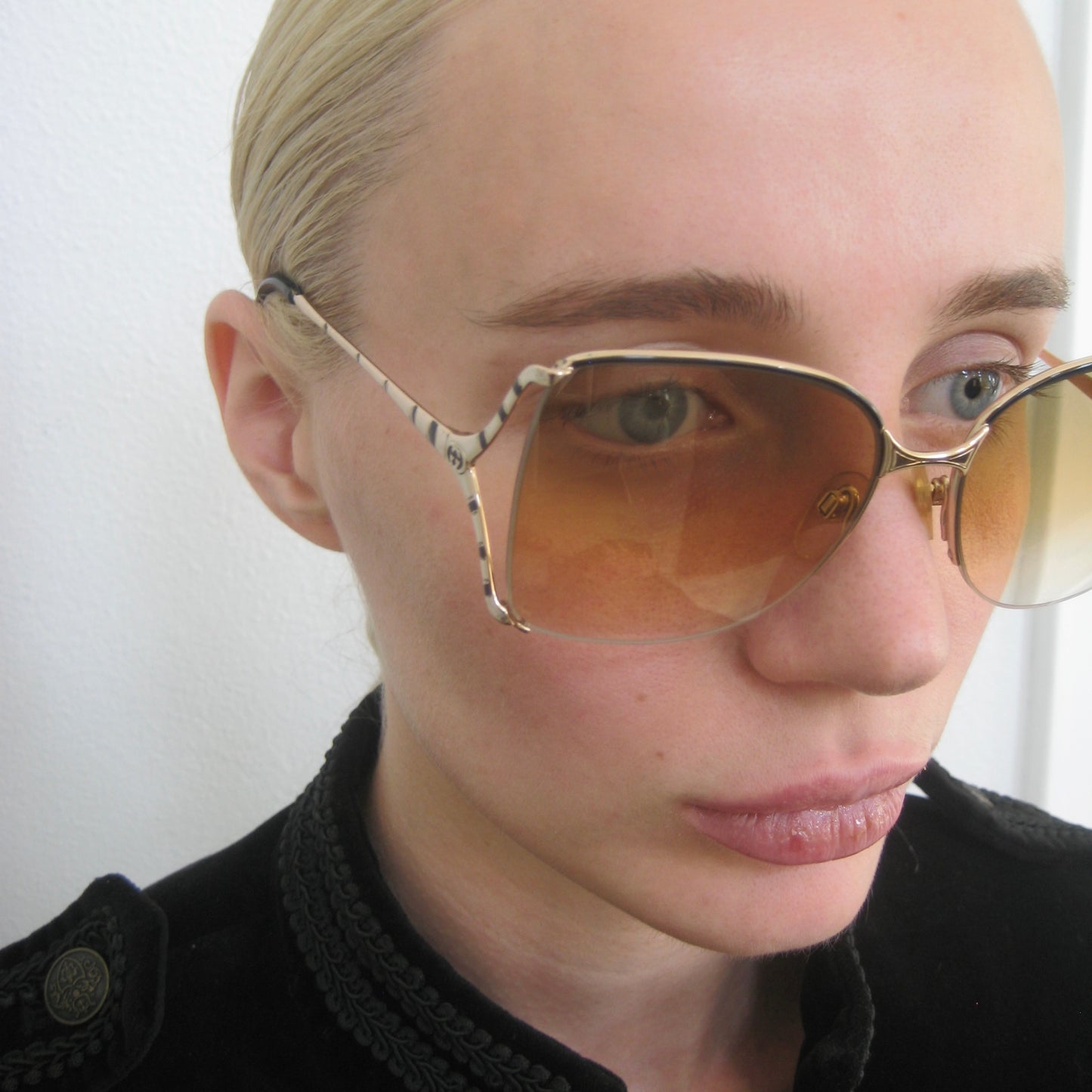 Gucci Gold Frame Gradient Sunglasses #073