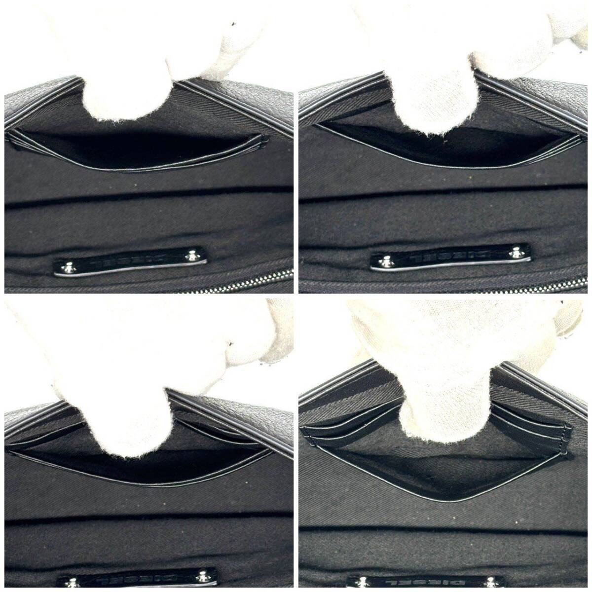 Diesel Black Leather Shoulder Bag