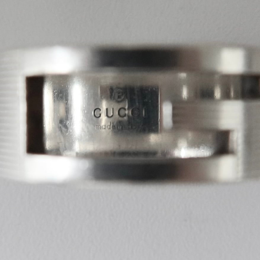 Gucci G Cut-Out Ring | Sterling Silver | 2000s