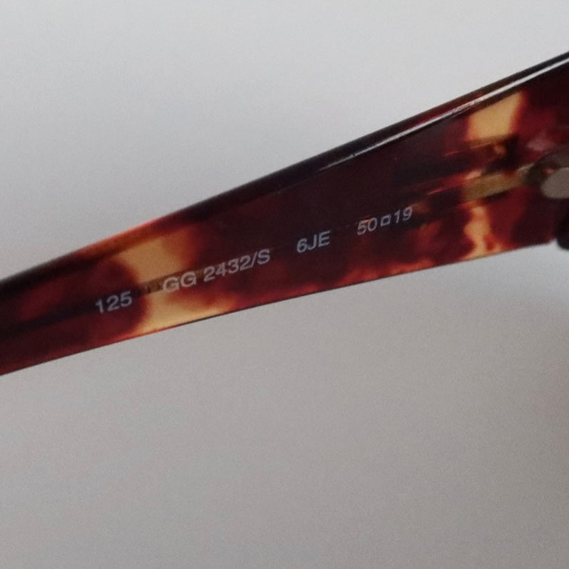 Gucci oval sunglasses tortoiseshell #076