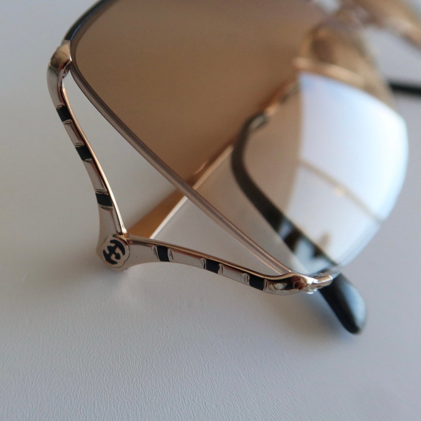 Gucci Gold Frame Gradient Sunglasses #073