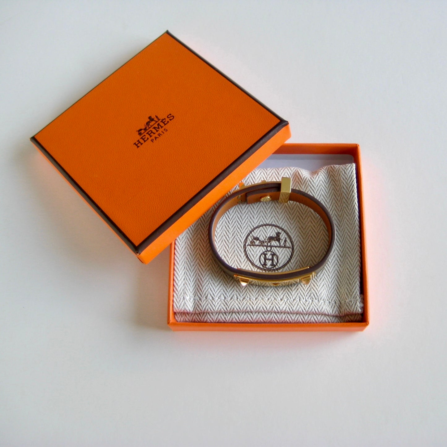 Hermès Rivale Love Heart Bracelet