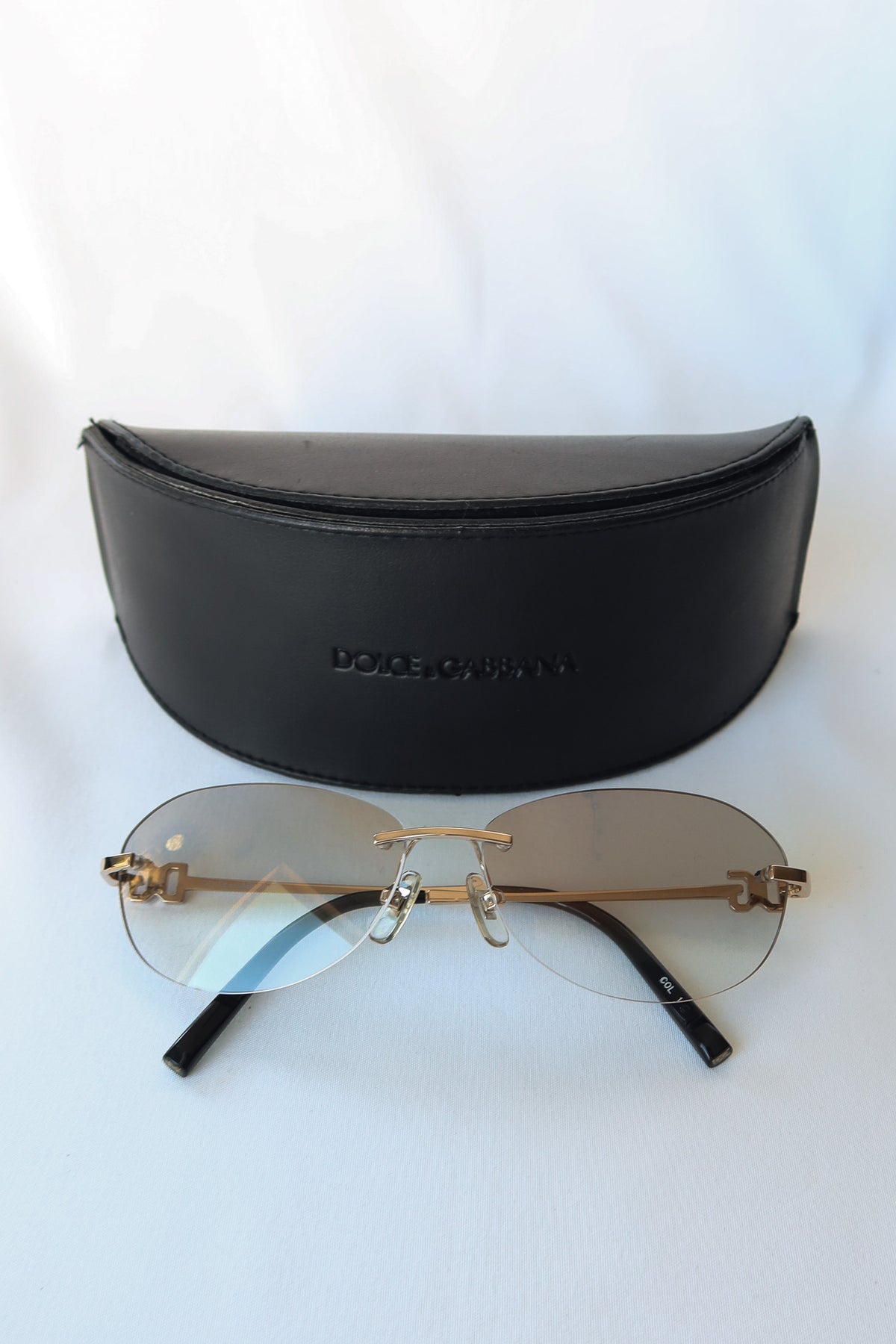 DOLCE & GABBANA Rimless Crystal