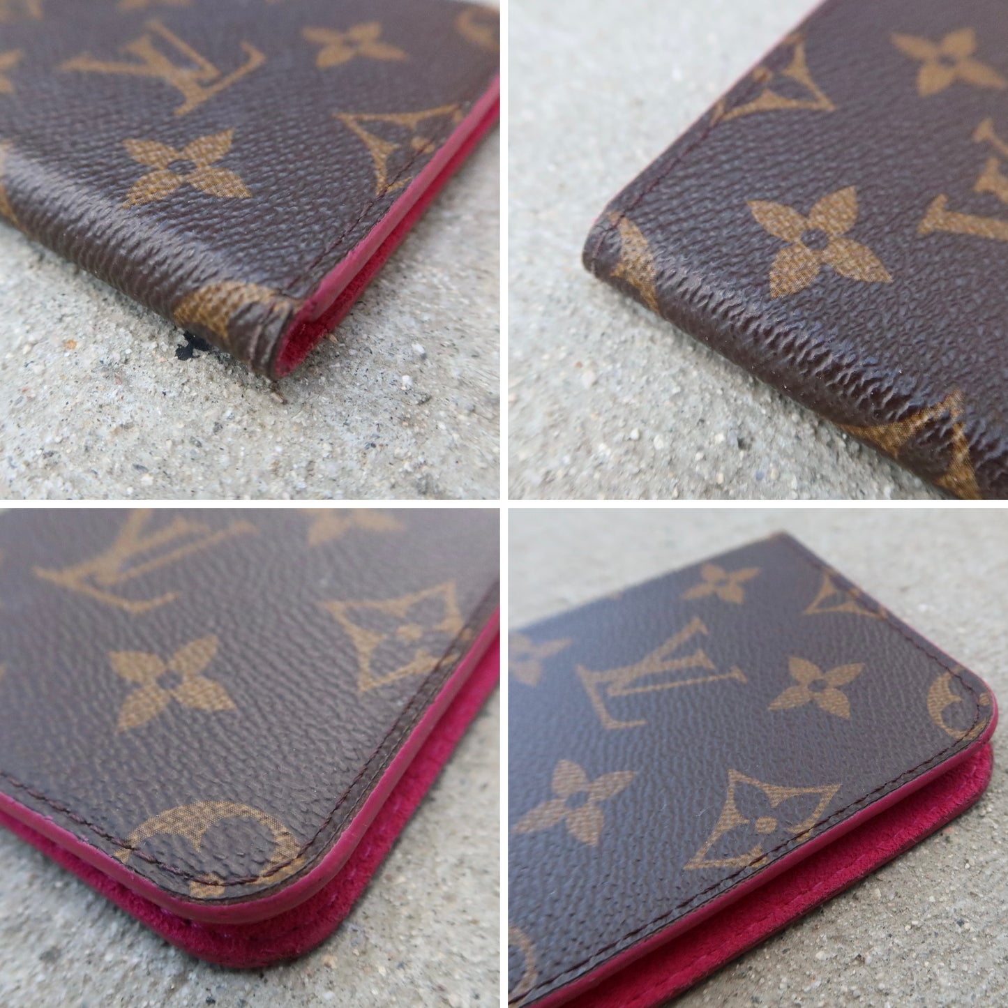 Louis Vuitton Monogram Folio iPhone Case (Pink Interior) iPhone 7 Plus / 8 Plus