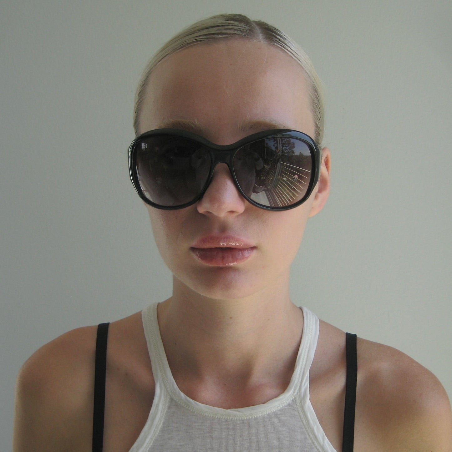 gucci oversized shield sunglasses #011