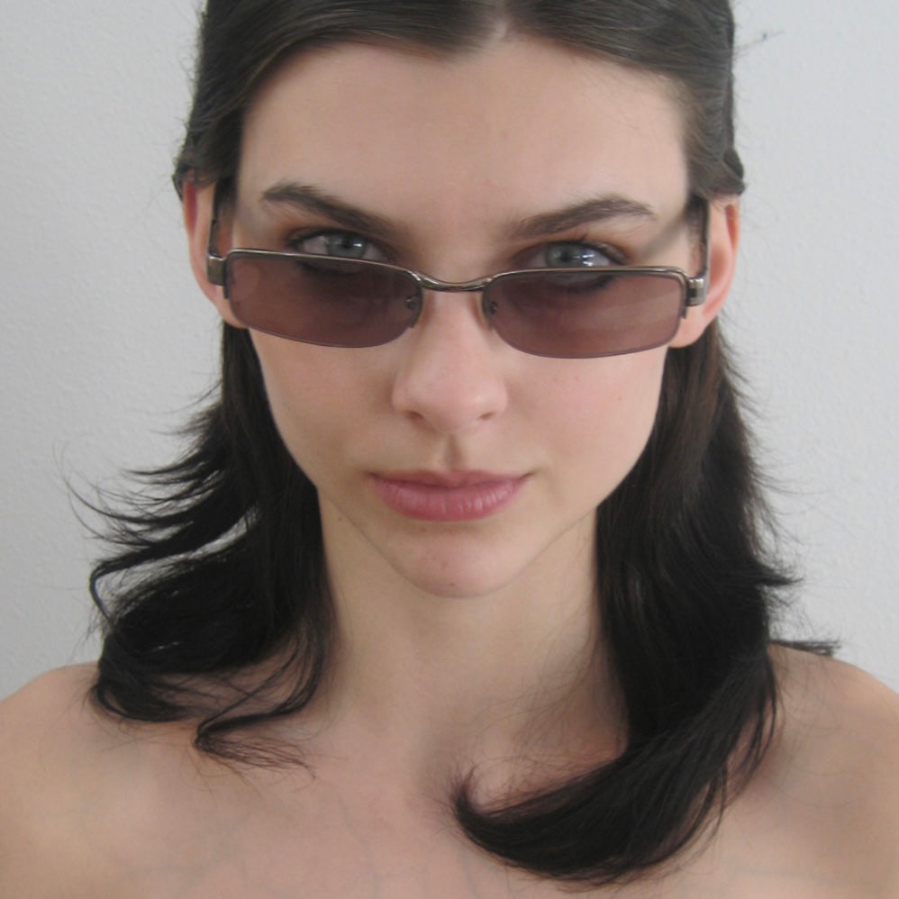 Prada Slim Rectangular Sunglasses #072