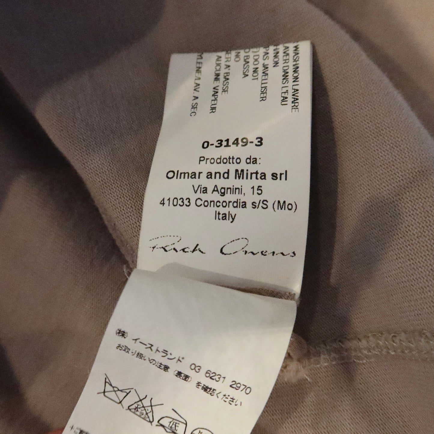Rick Owens draped hooded long-sleeve top