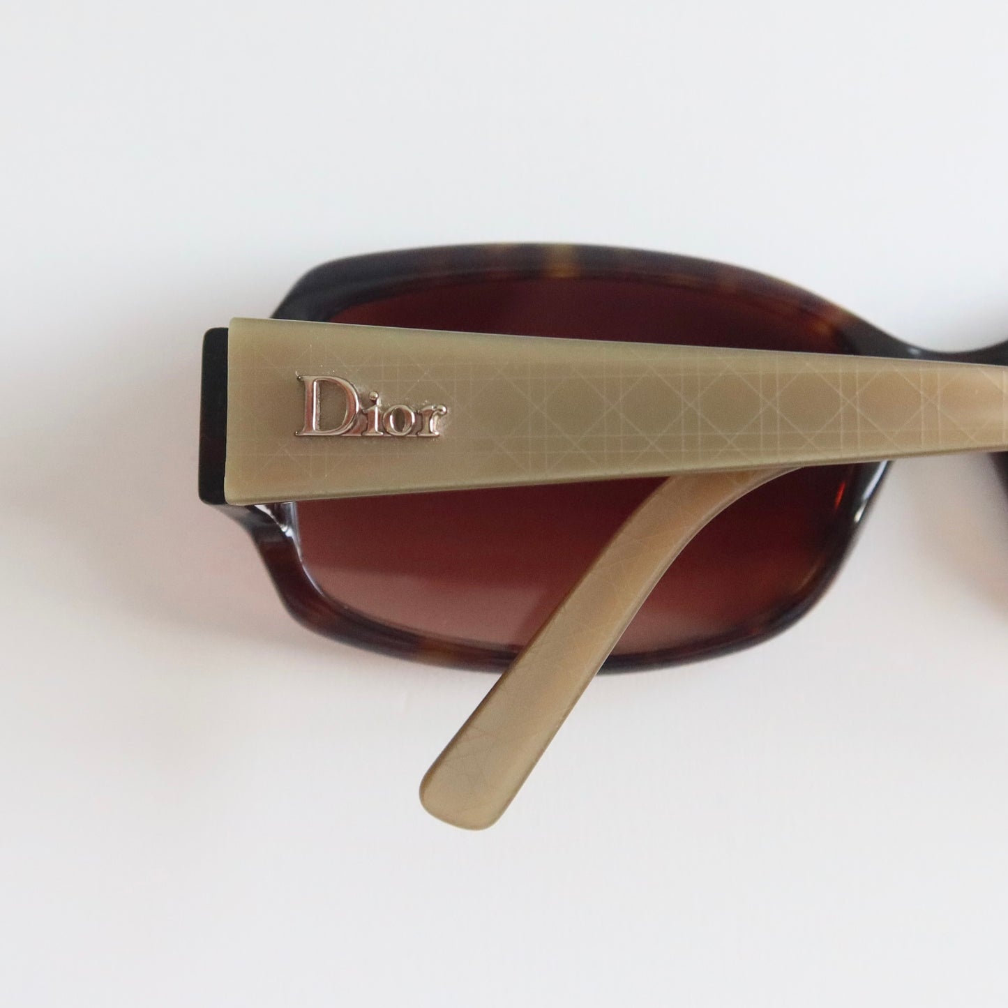 Christian Dior Sculpted Logo Temple Sunglasses #081