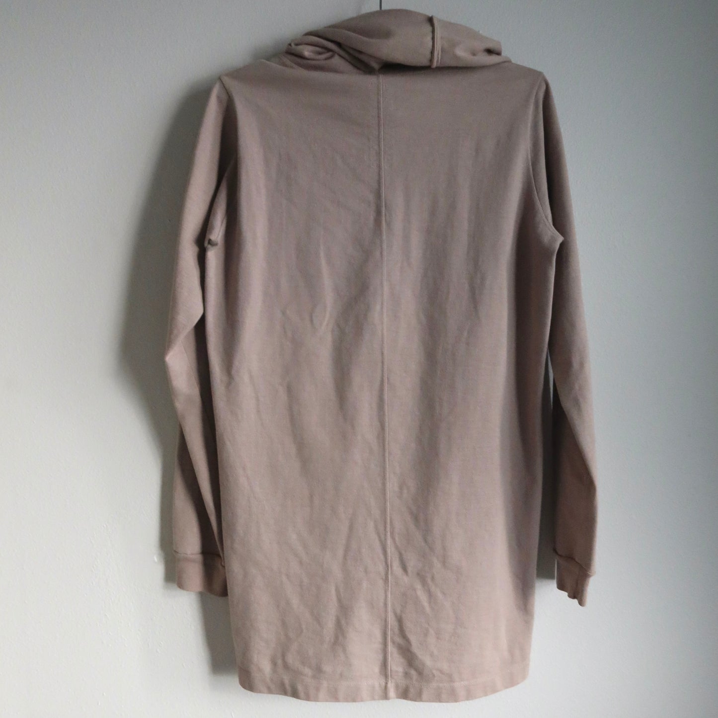 Rick Owens draped hooded long-sleeve top