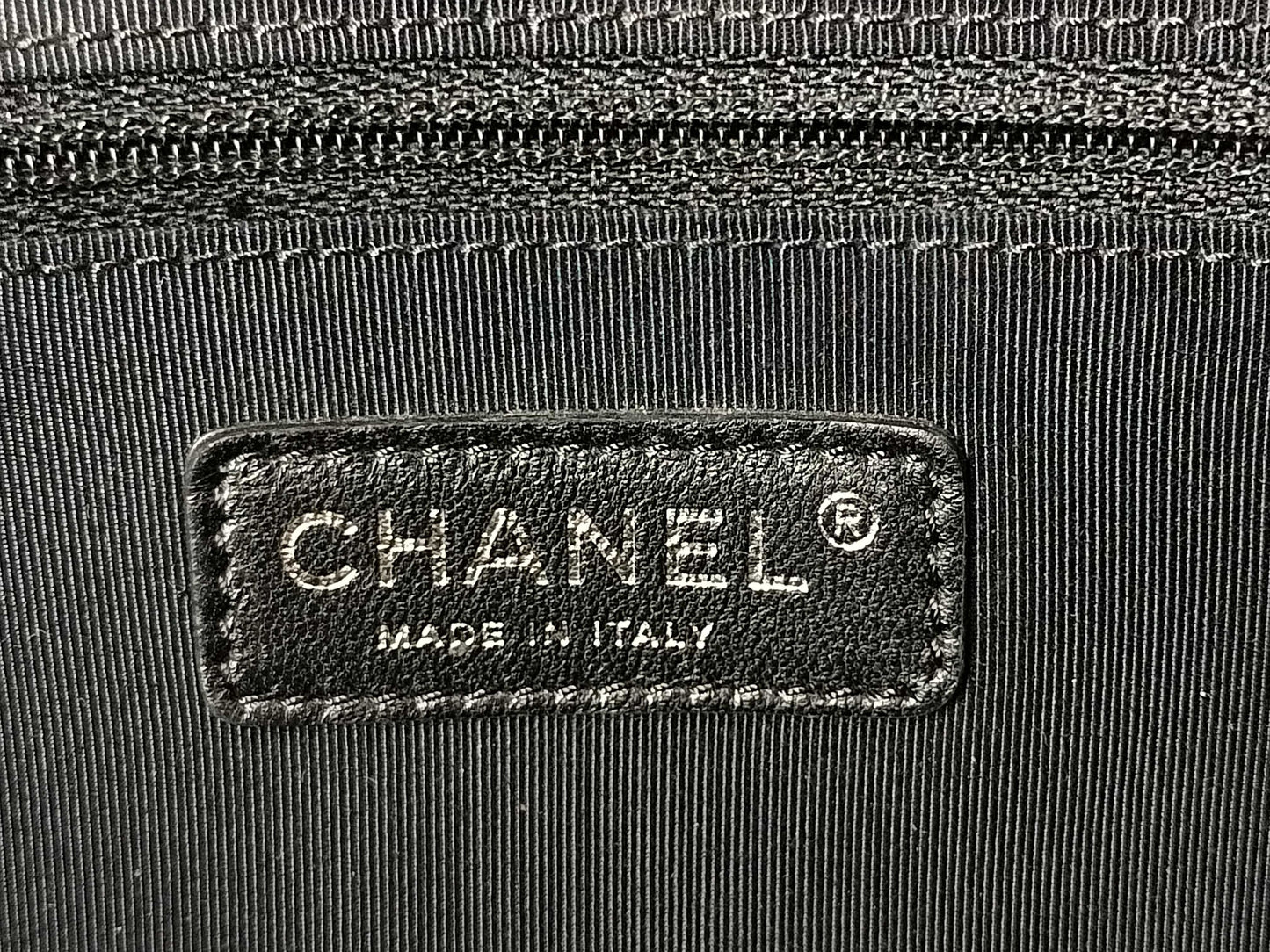 Chanel Enamel Boston Cocomark Handbag