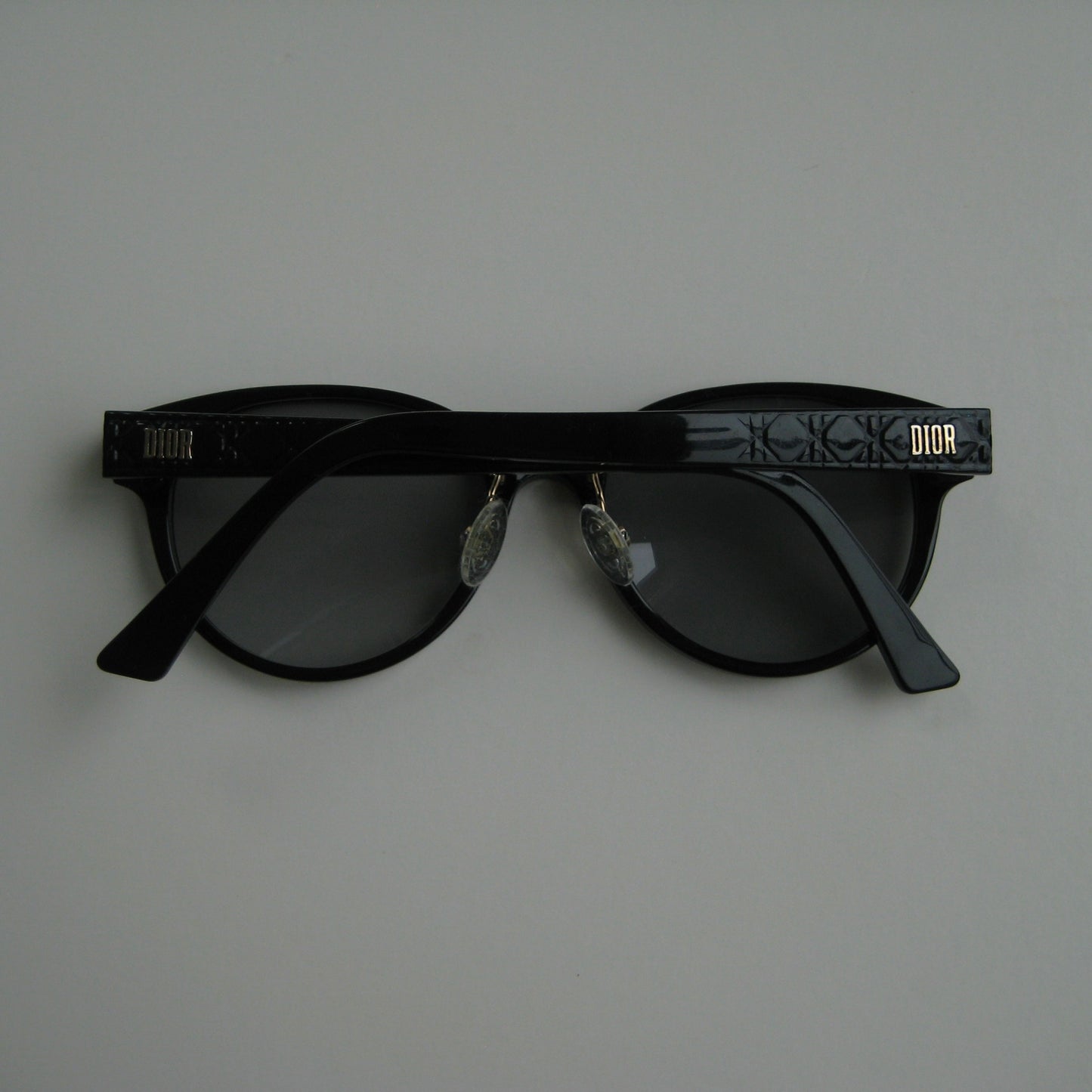 Christian Dior 80s Black Oblique Sunglasses | Parisian Icon