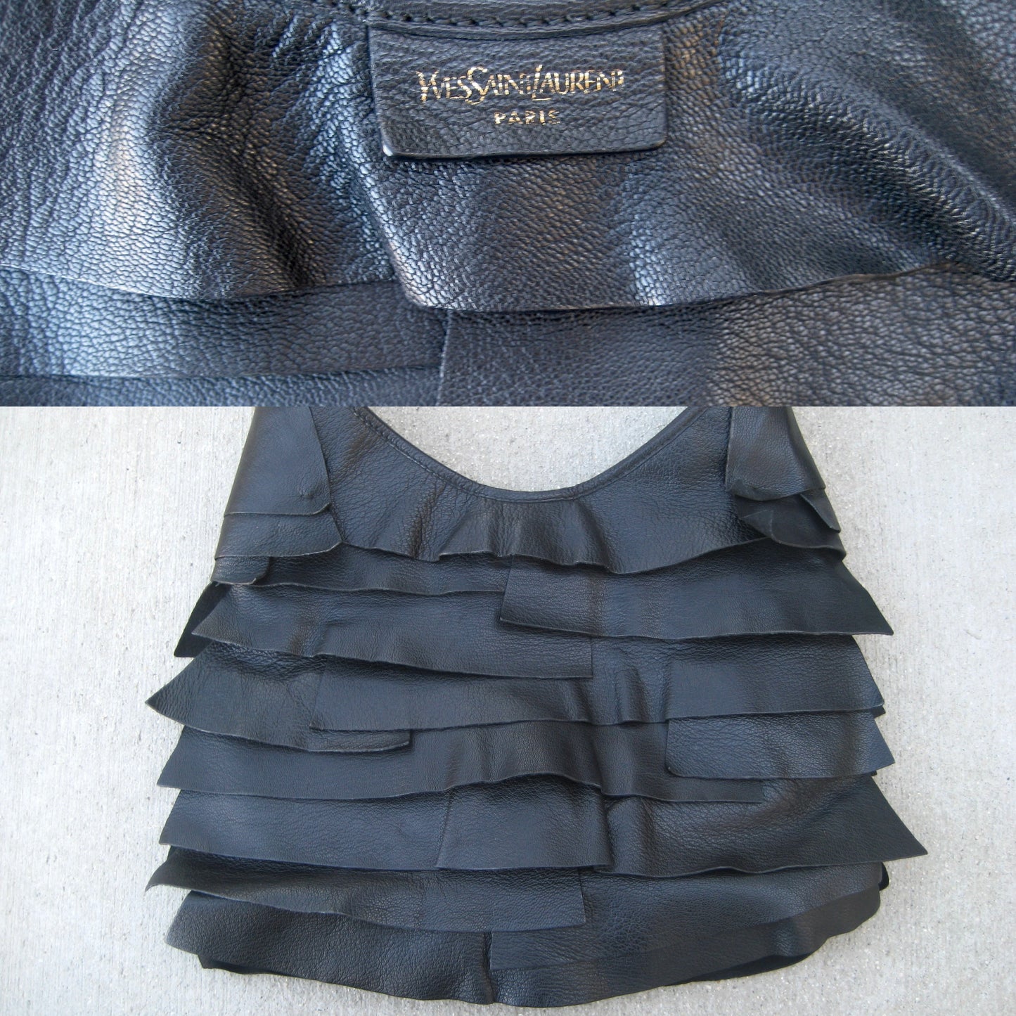 Yves Saint Laurent Tropez Ruffle Bag