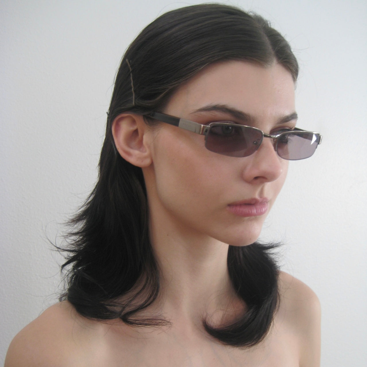 Prada Slim Rectangular Sunglasses #072