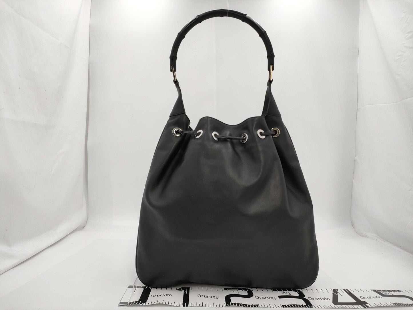 Vintage Gucci Bamboo Drawstring Shoulder