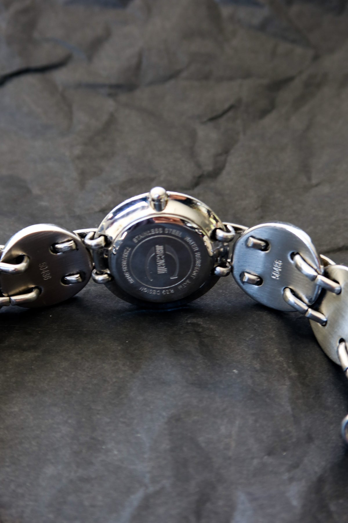 Just Cavalli Ivory Link Watch