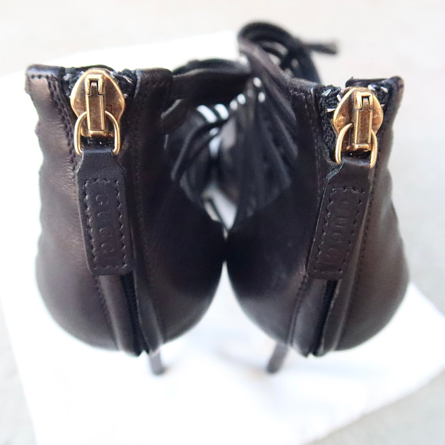 GUCCI Strappy Leather Cage Heels | EU 39½ / US 9.5