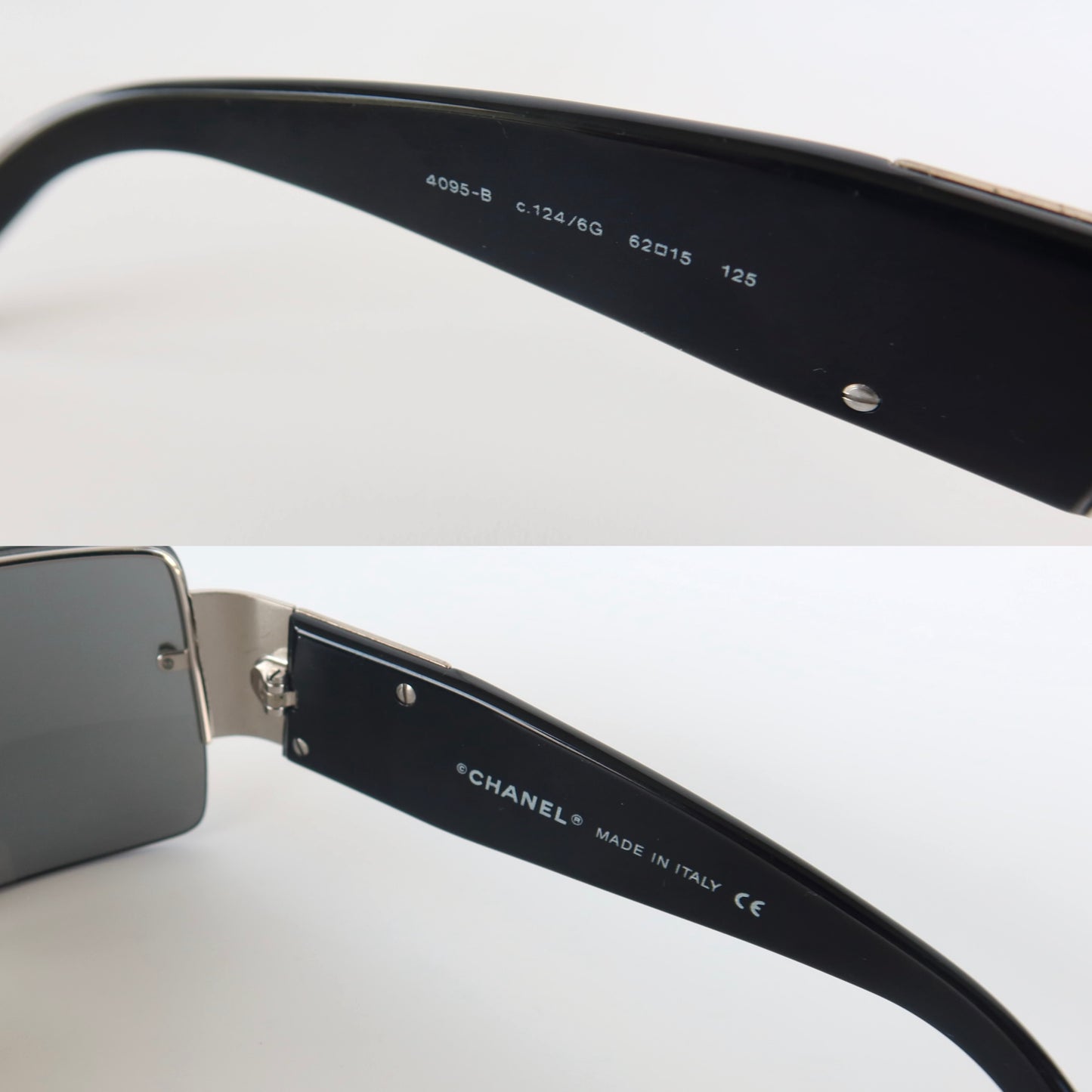 chanel rimless shield sunglasses