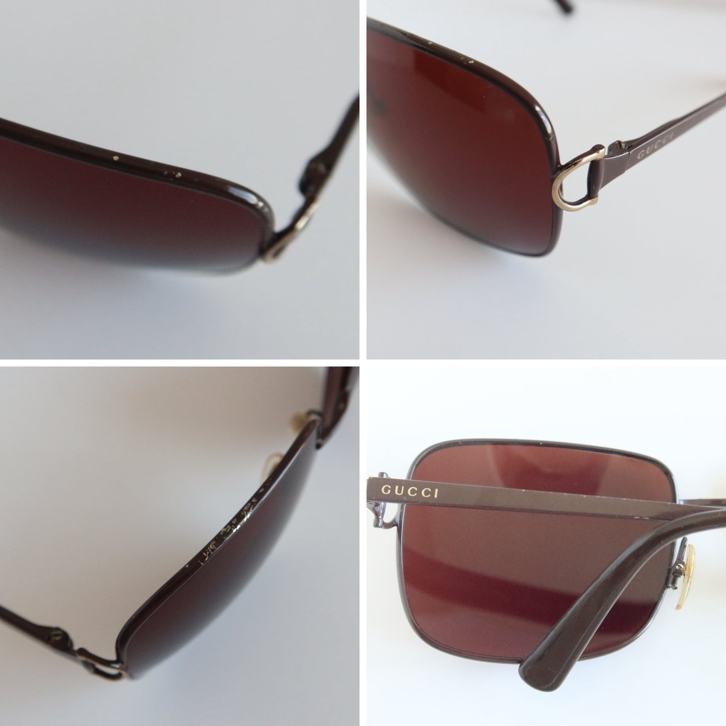 Gucci Rimless Metal Sunglasses #078