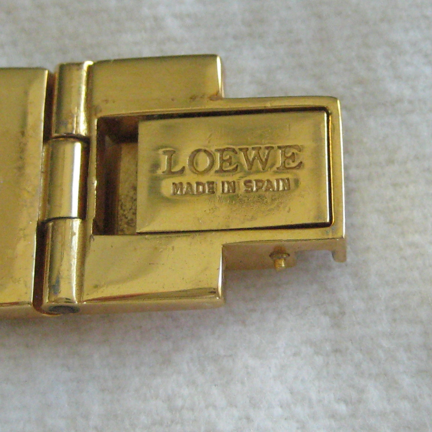 Loewe Gold & Leather Bracelet Watch | 70s/80s Archive Elegance