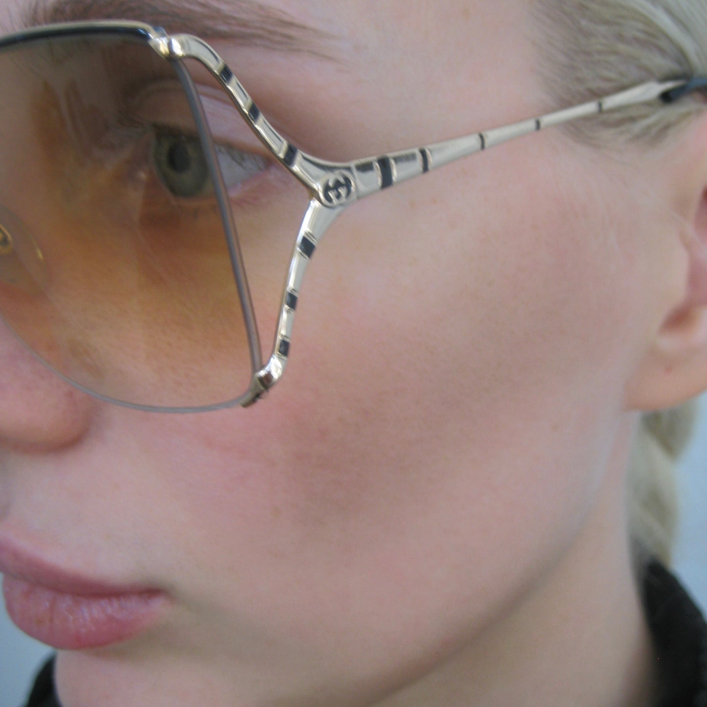 Gucci Gold Frame Gradient Sunglasses #073