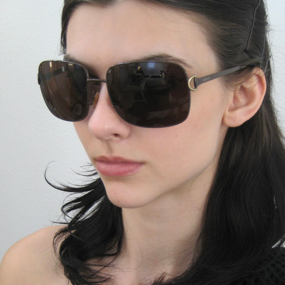 Gucci Rimless Metal Sunglasses #078