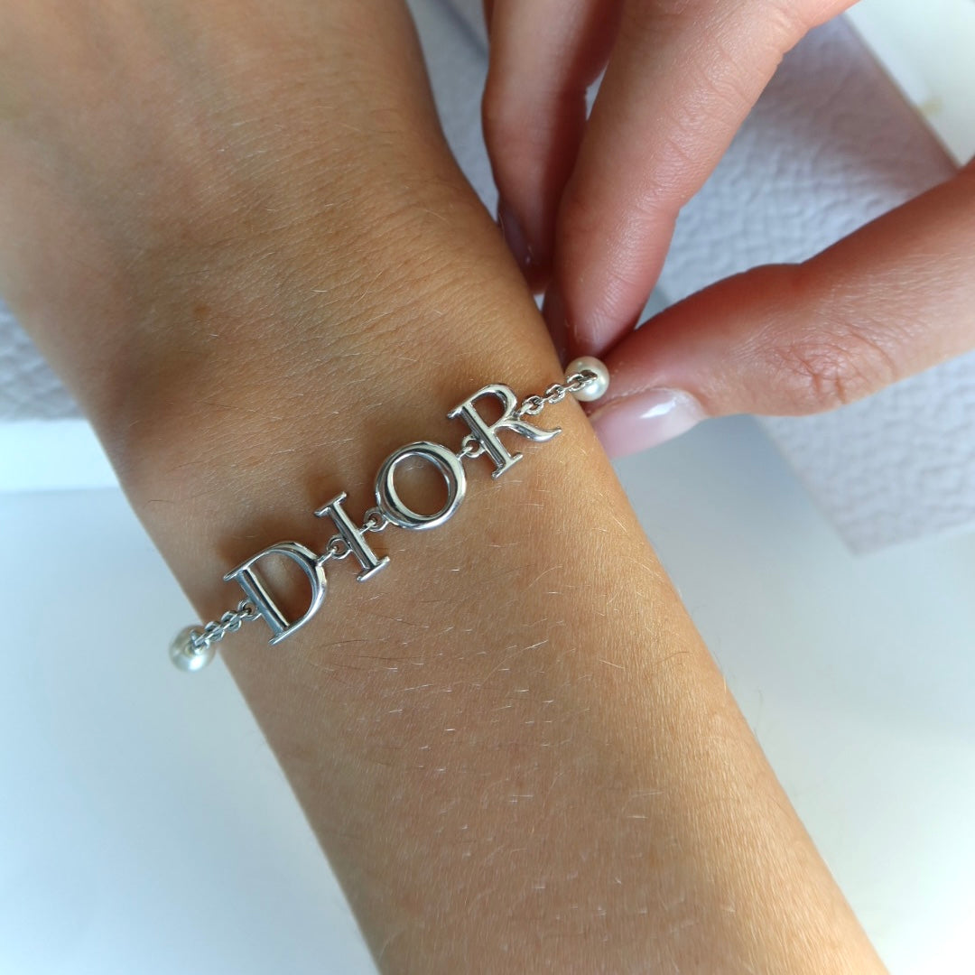 Christian Dior Logo Bracelet