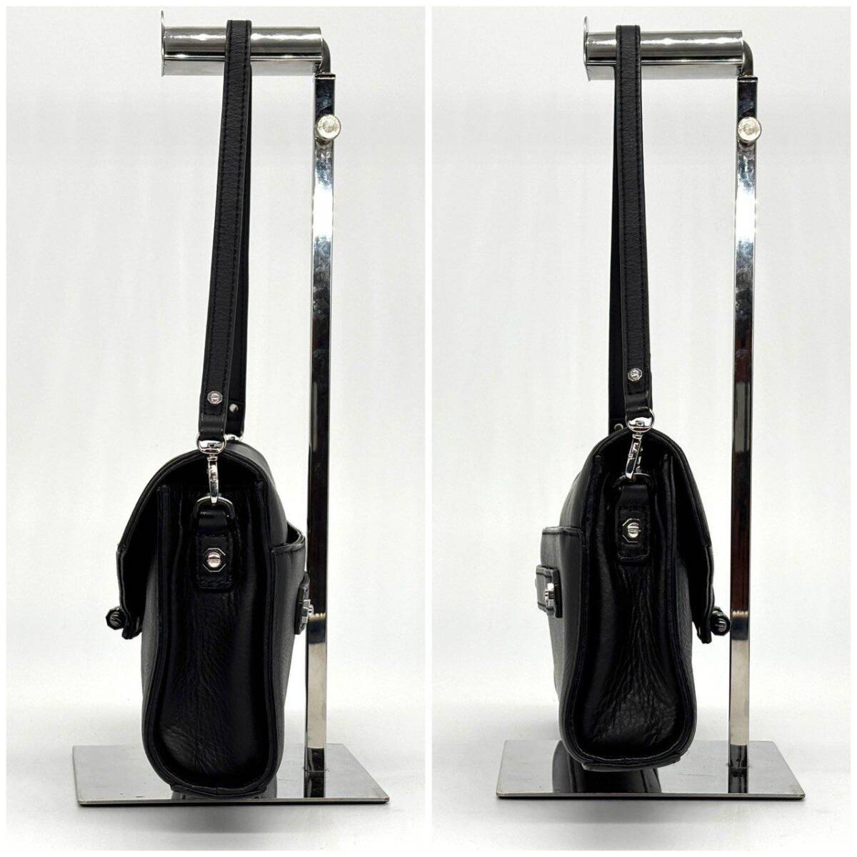 Diesel Black Leather Shoulder Bag