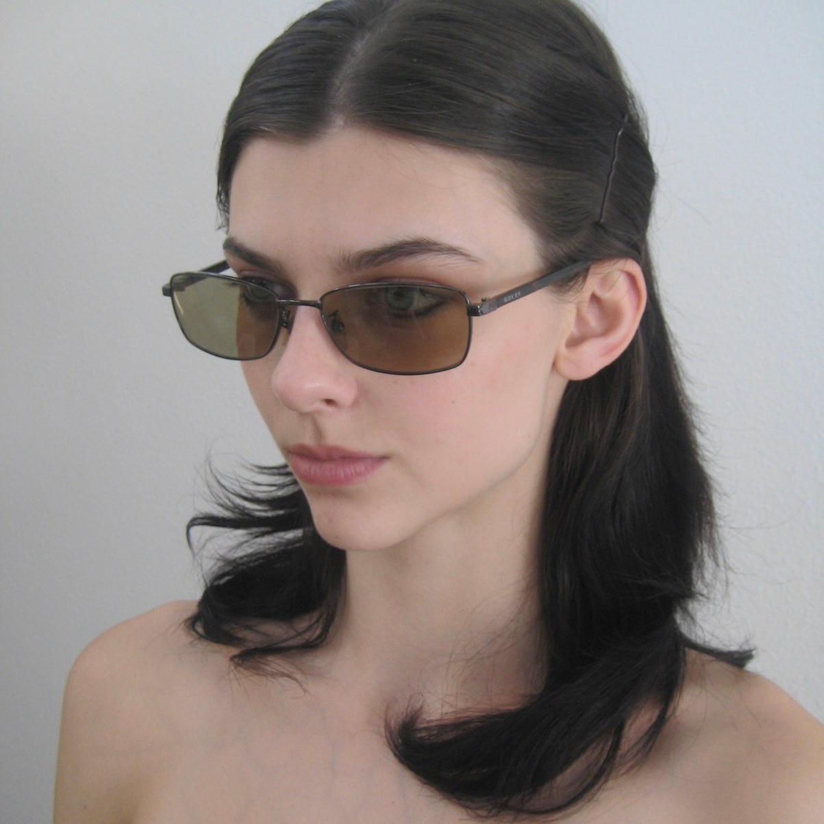 Gucci rectangular sunglasses #068