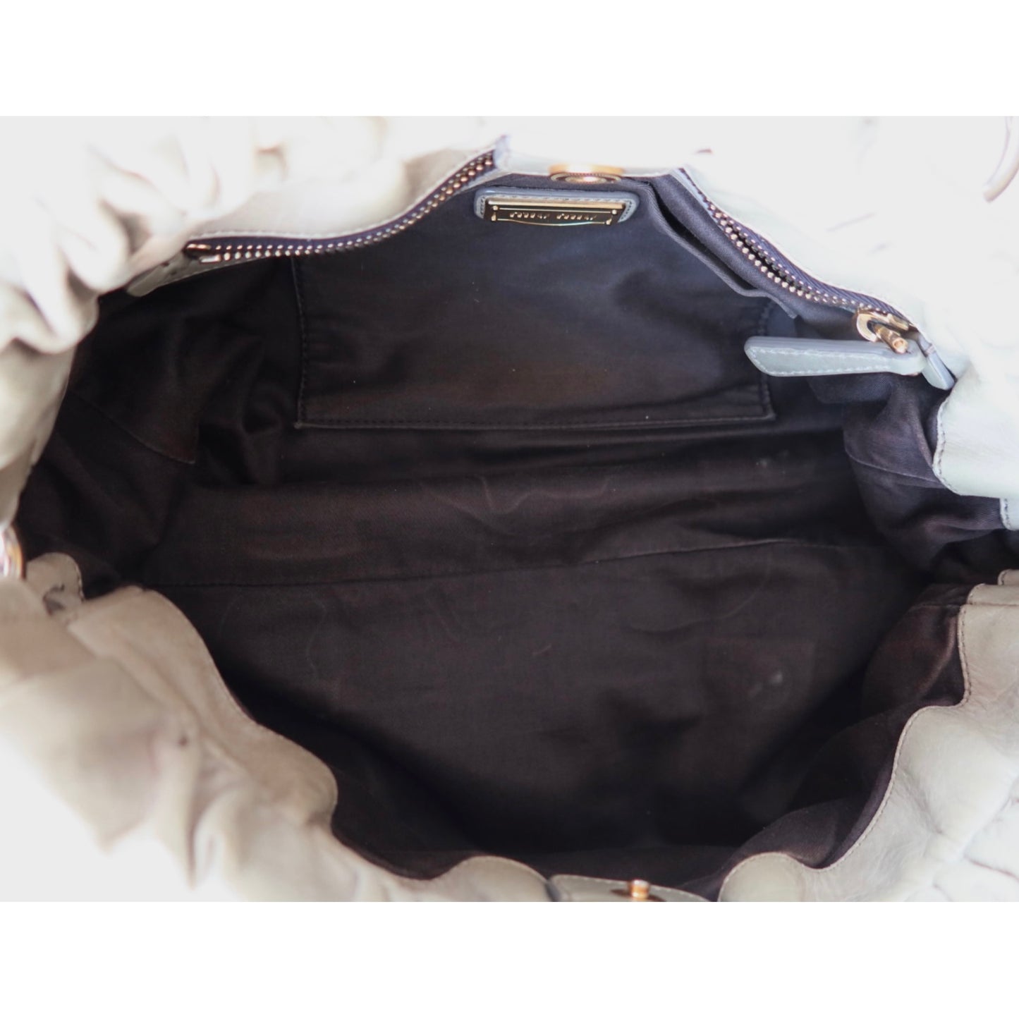 Miu Miu Ruched Leather Bag | 2000s Archive Chic