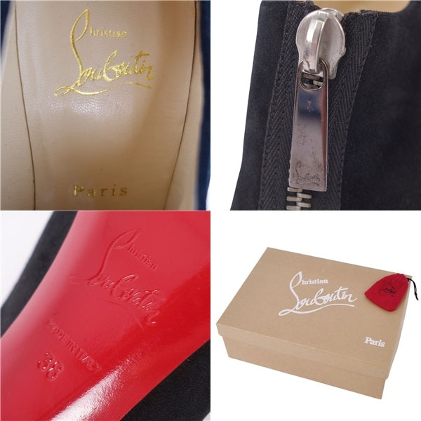 Christian Louboutin Peep-Toe Booties